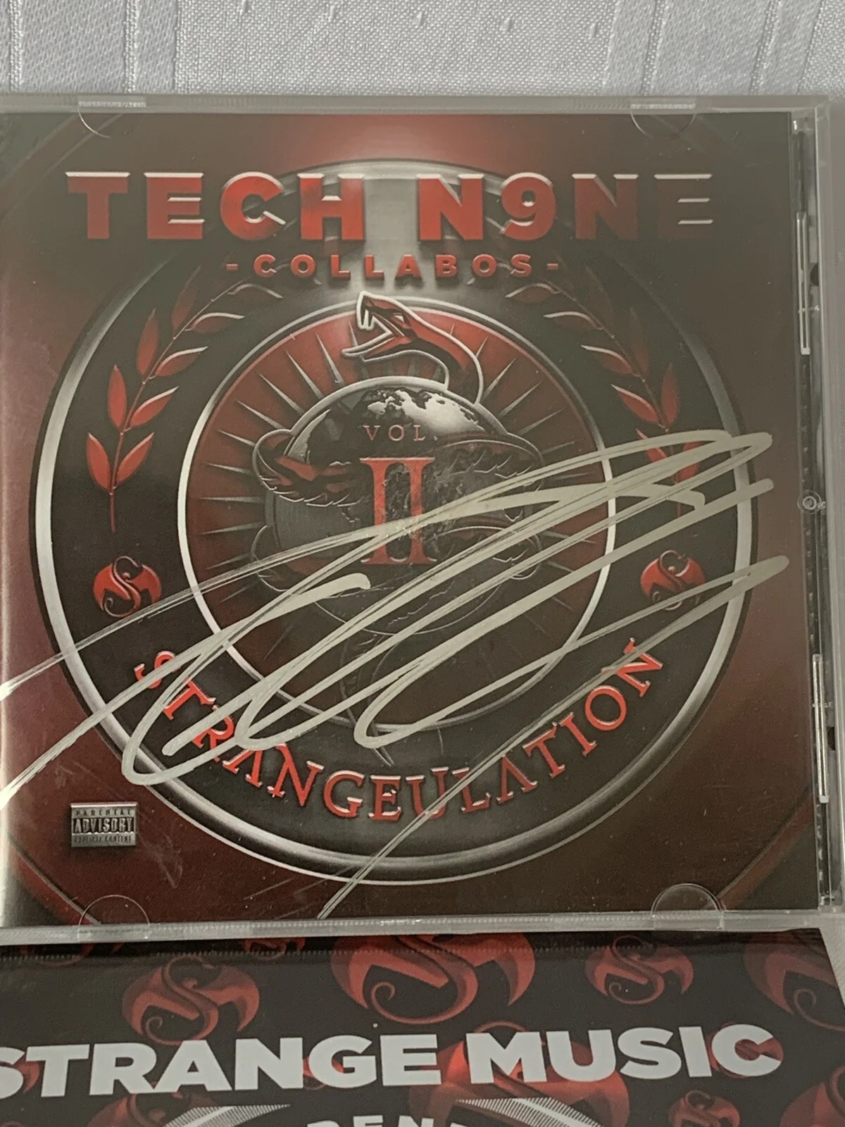 Lot of 4 Tech N9NE CDs 2 AUTOGRAPHED Sampler and Stickers Strange Music RARE, изображение 3