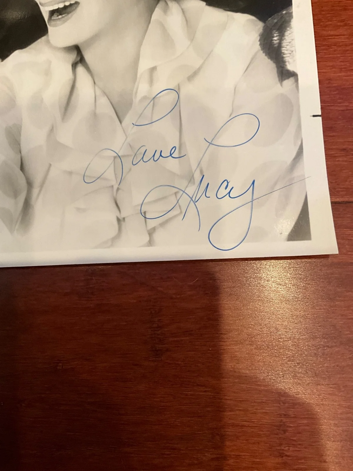 Signed LUCILLE BALL photo JSA certified with letter, image 3
