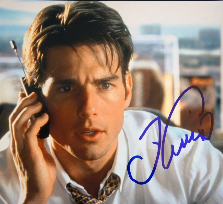 Tom Cruise — *PSA/DNA Cert* Tom Cruise 8x10 Photo in JERRY MAGUIRE ("Show Me the Money!"), изображение 2