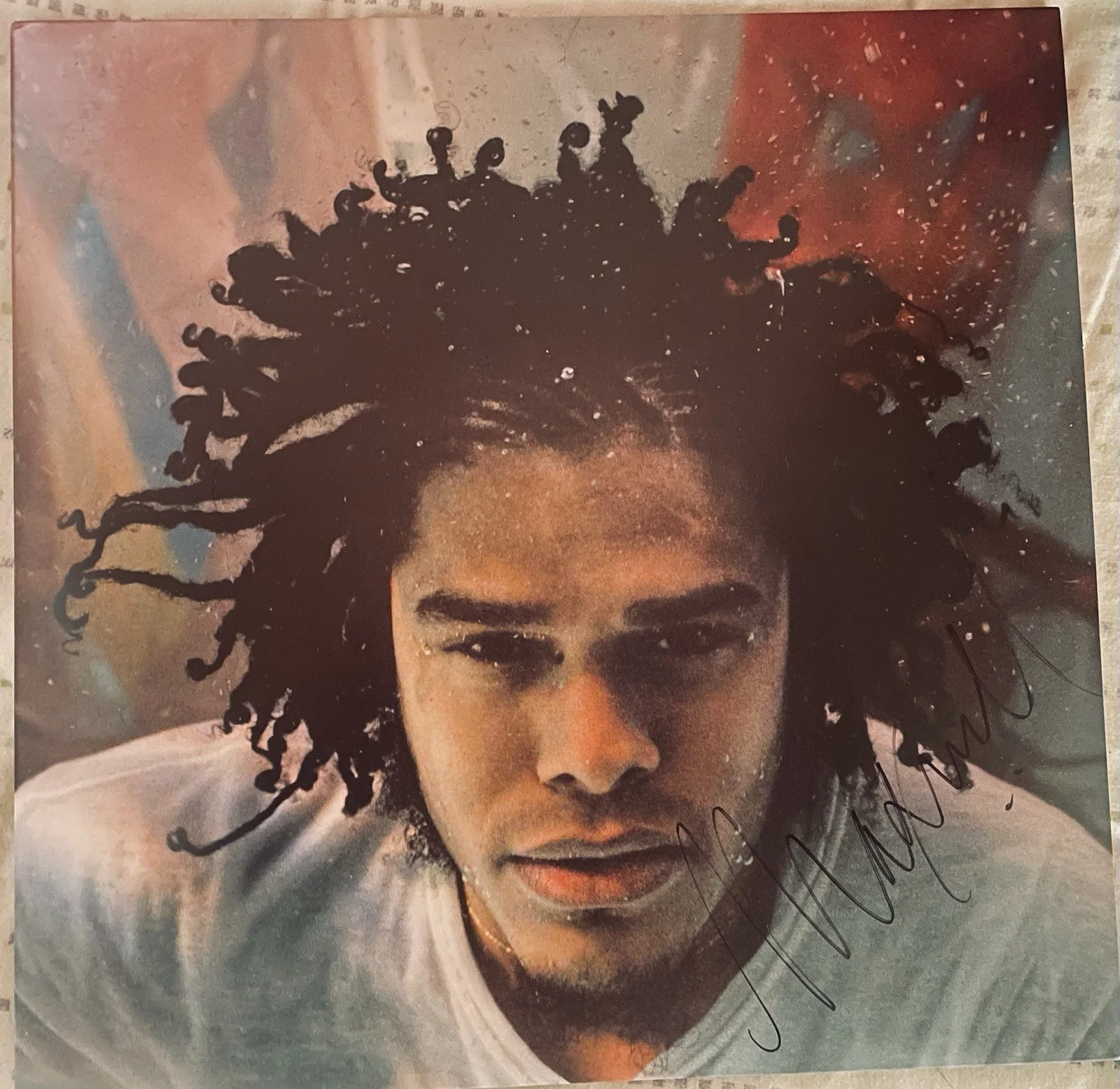 MAXWELL Signed Autographed EMBRYA Vinyl LP 20th Anniversary White Colored 2LP, image 2