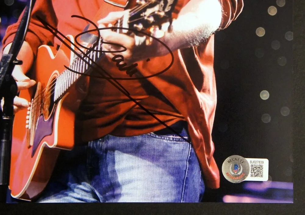 *BECKETT Certified* BARRY GIBB SIGNED Concert Photo (Bee Gees, Stayin Alive)!, изображение 3