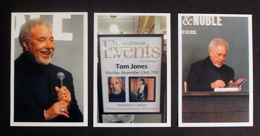 TOM JONES SIGNED in Person CD - Long Lost Suitcase - with 3 4x6 EVENT PHOTOS!, image 3