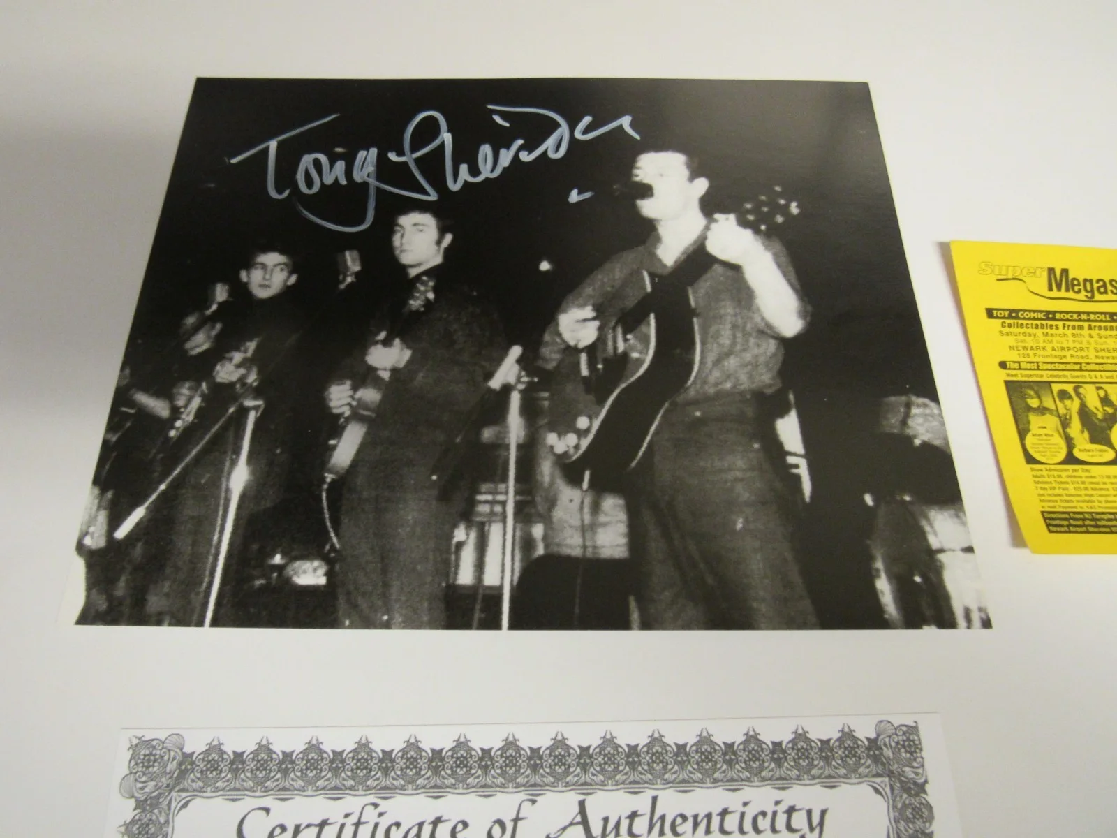 Tony Sheridan Beatles Signed Autograph 8 x 10 B/W Photo with COA, image 2