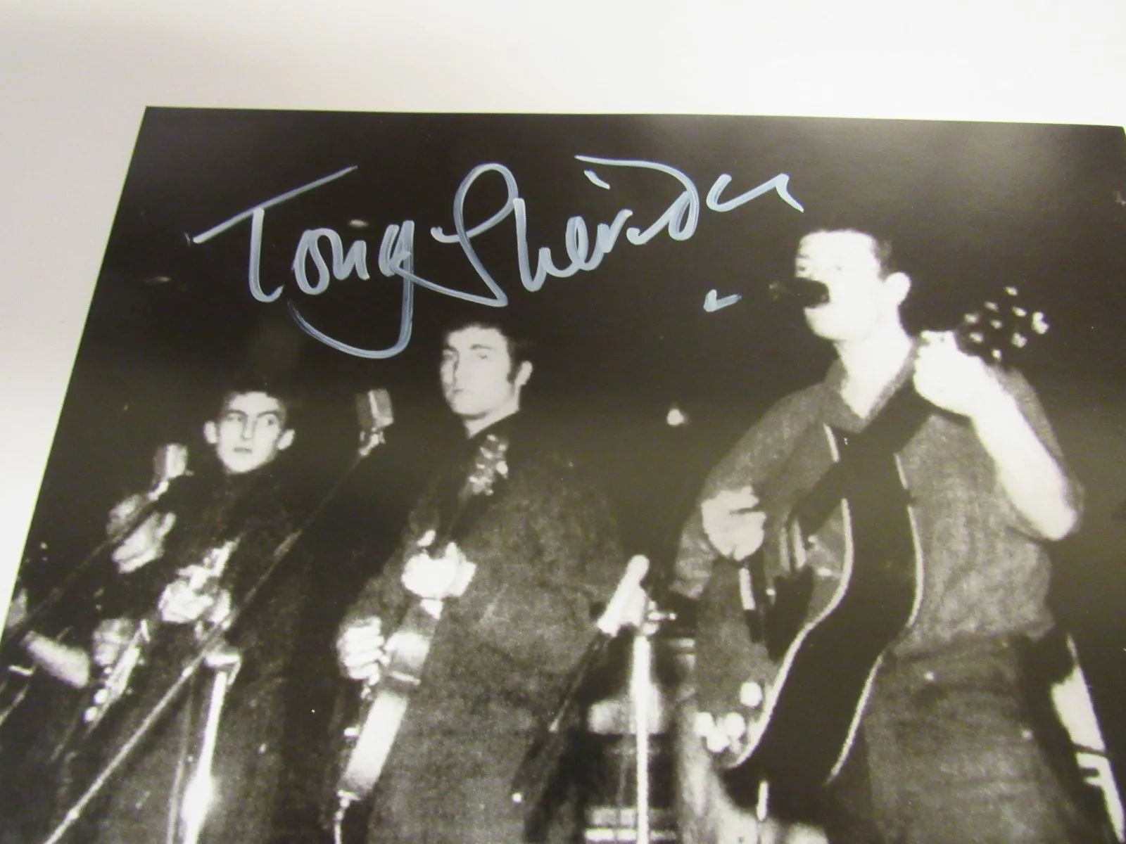 Tony Sheridan Beatles Signed Autograph 8 x 10 B/W Photo with COA, image 3