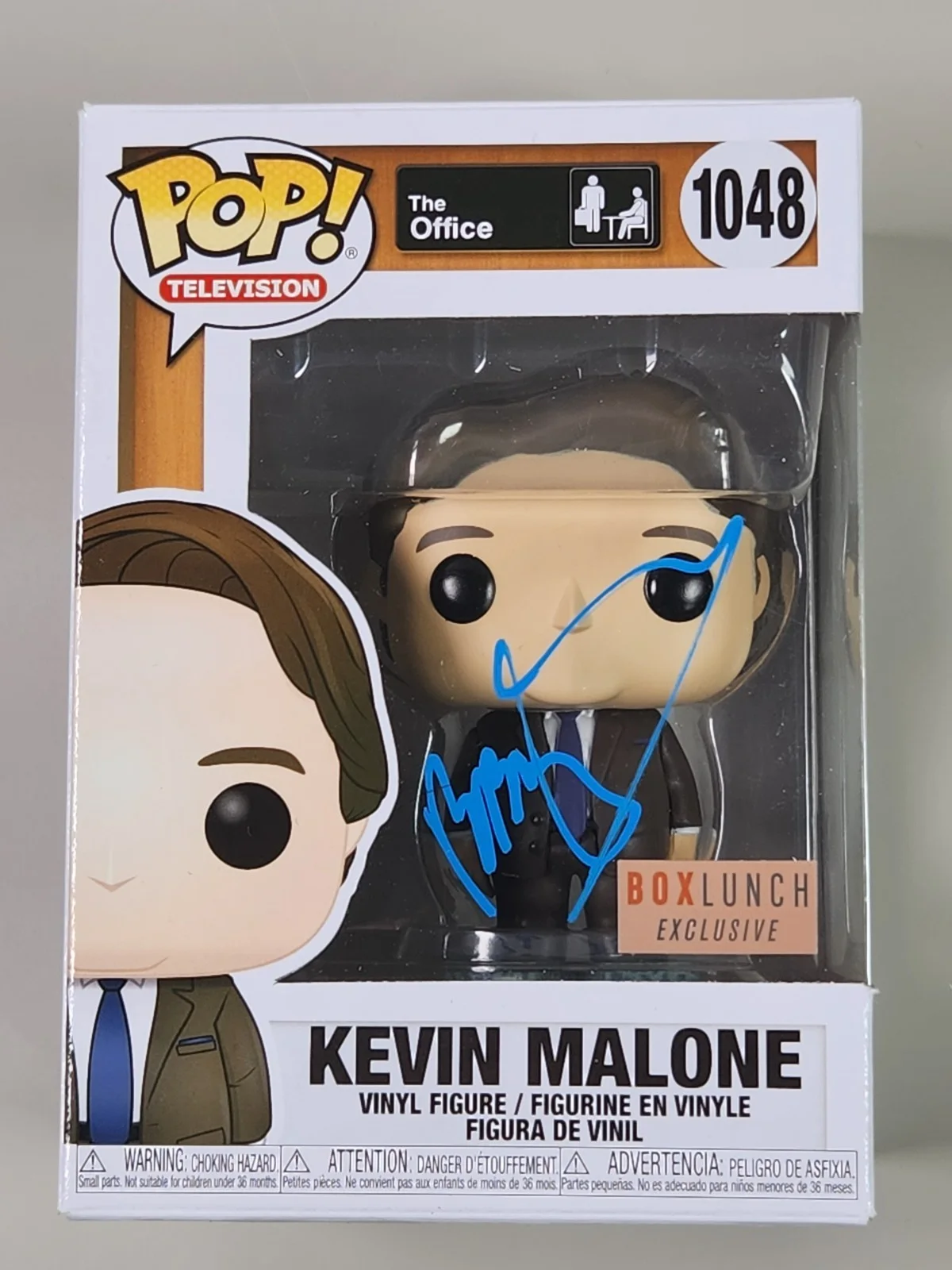 Brian Baumgartner — JSA Brian Baumgartner Signed Kevin Malone Funko POP! 1048 The Office Box Lunch, изображение 3