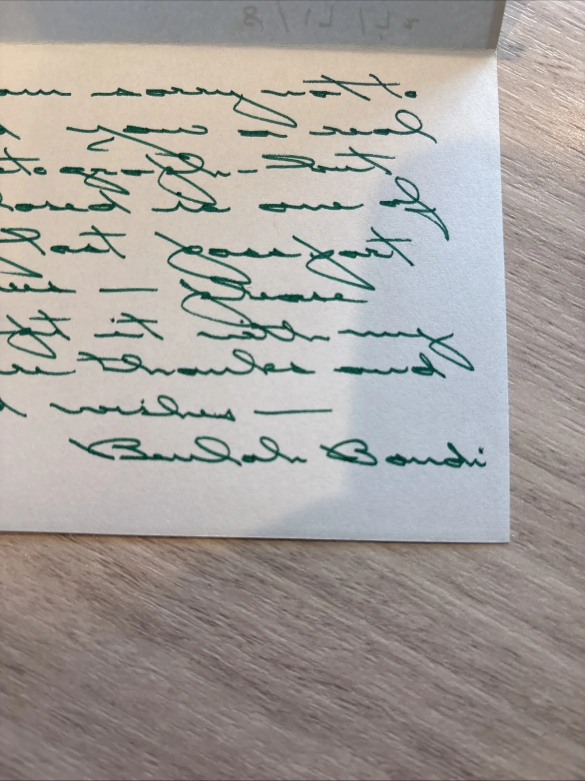 Beulah Bondi — BEULAH BONDI Autograph 1972 Personal letter IT'S A WONDERFUL LIFE- Rare, изображение 3