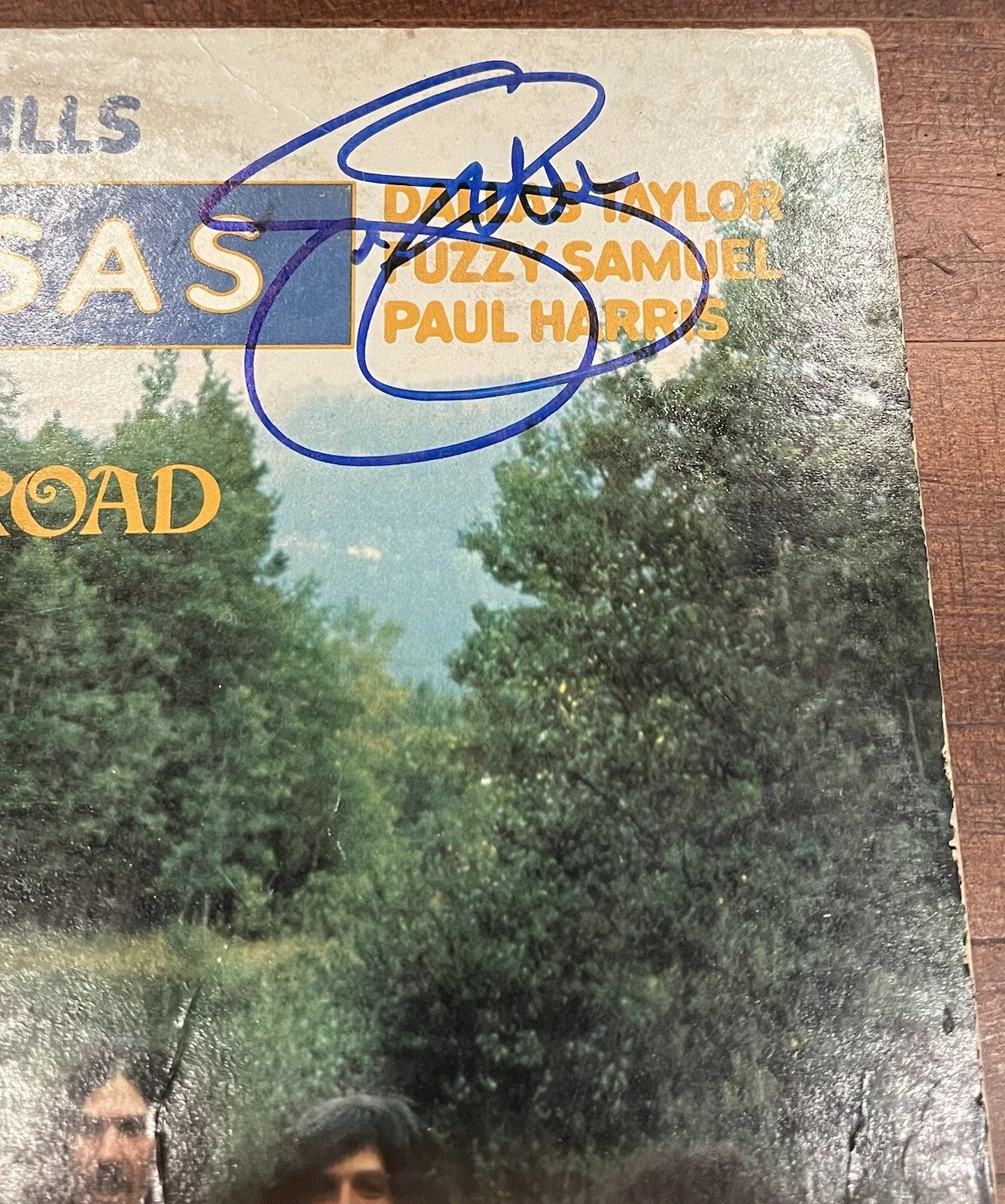 Stephen Stills Signed Manassas Down the Road Vinyl Album PSA Authentic Autograph, image 2