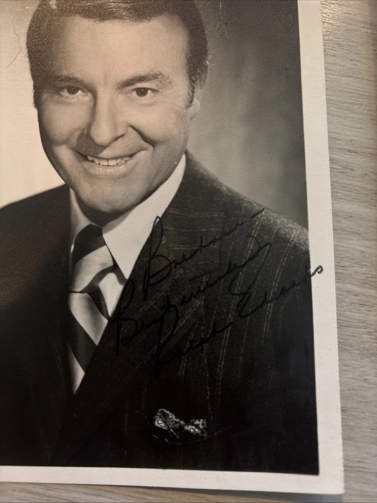 Ralph Edwards — Ralph Edwards Hand Signed Autograph 5x7 Vintage Photo, изображение 2
