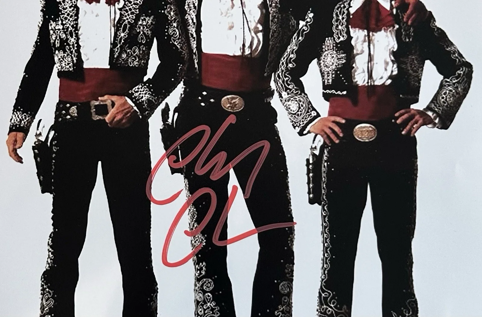 Chevy Chase — Chevy Chase Signed Autographed Three Amigos 11x17 Movie Poster Prime Time COA, изображение 3