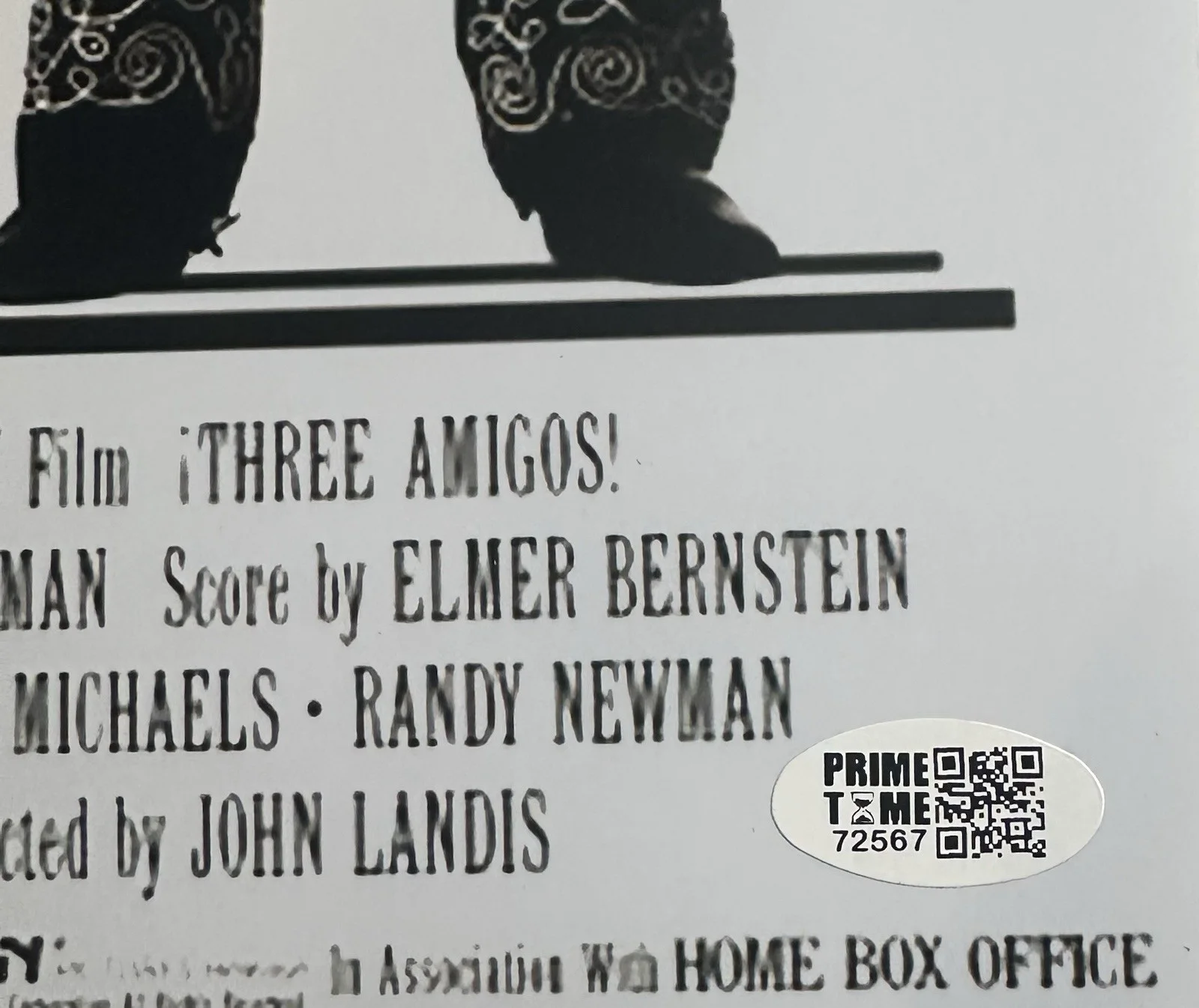 Chevy Chase — Chevy Chase Signed Autographed Three Amigos 11x17 Movie Poster Prime Time COA, изображение 4