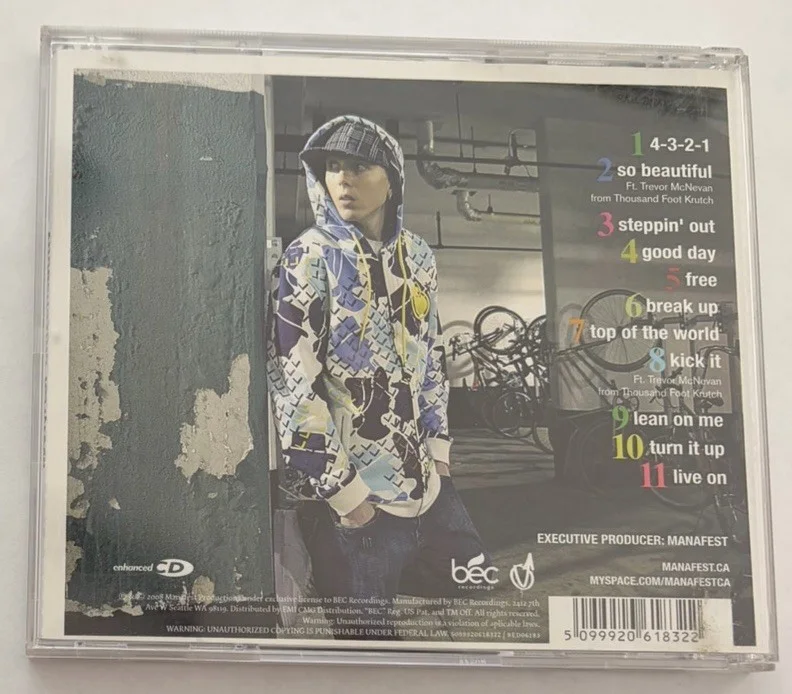 Manafest Citizens Activ CD 2008 Signed Autographed BEC Christopher Greenwood VG, image 2
