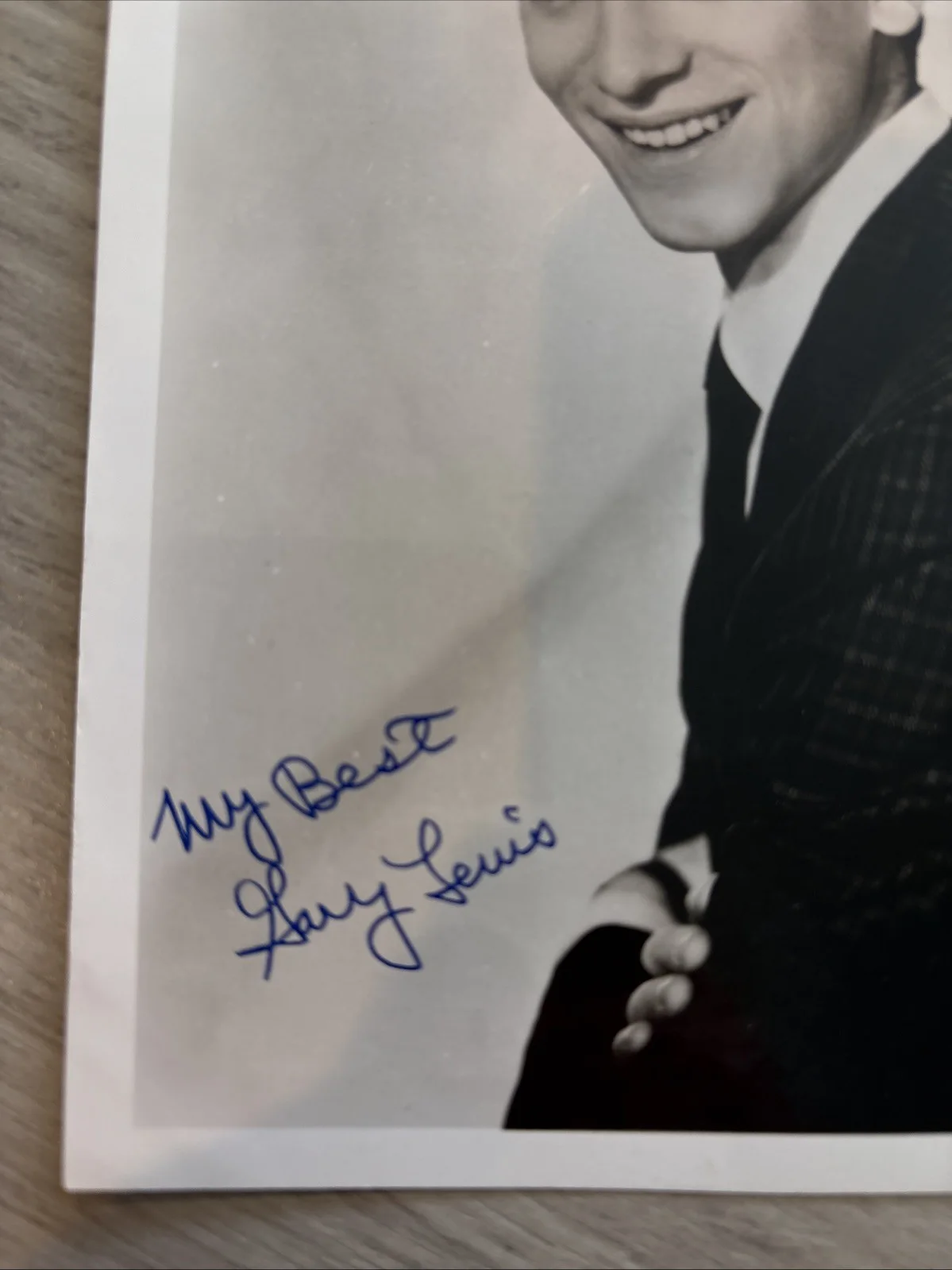 Gary Lewis - Signed B&W 5 X 8 Photograph Autographed, image 2