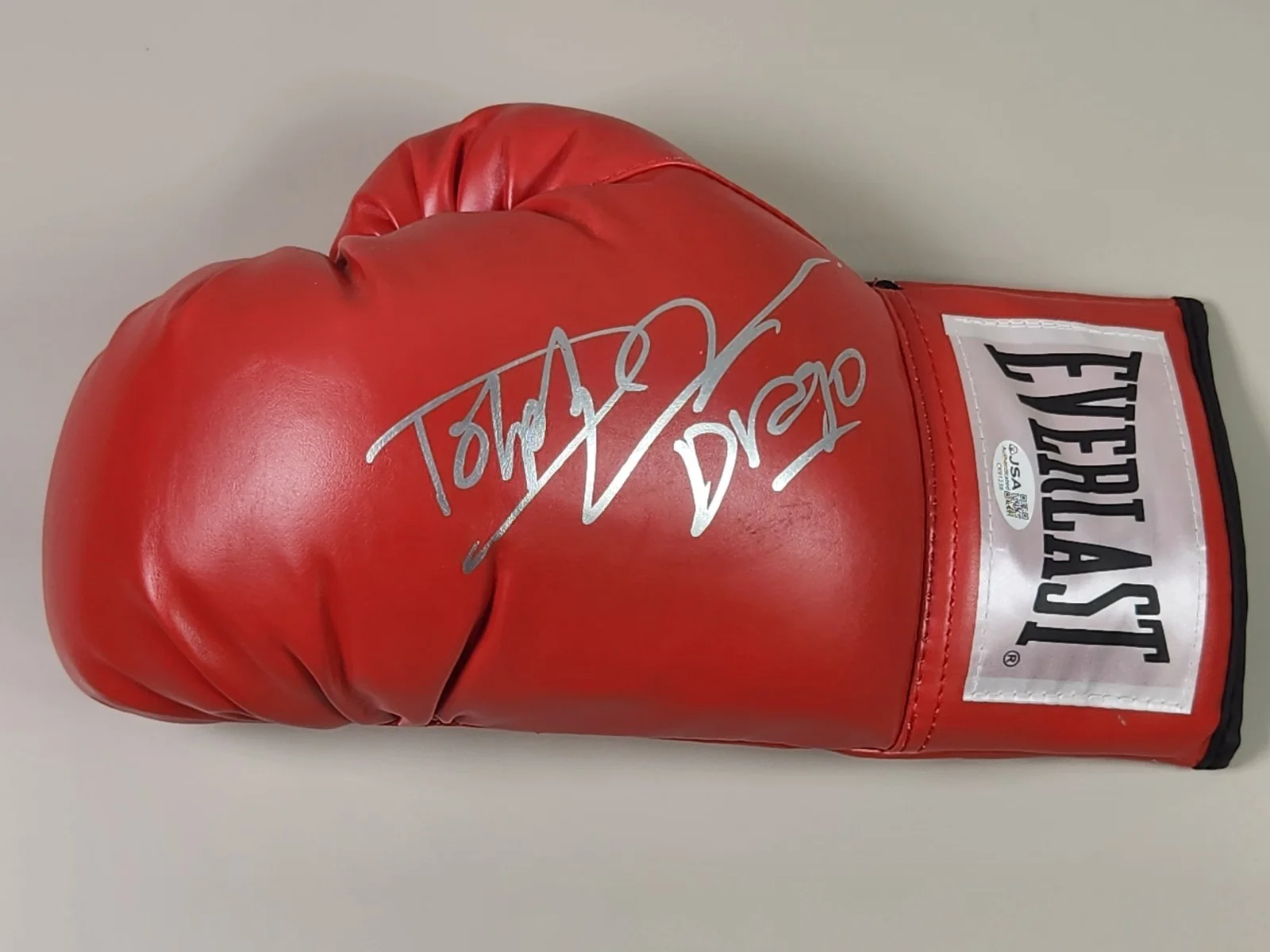 Dolph Lundgren — JSA Dolph Lundgren Signed Red Everlast LH Boxing Glove Drago Rocky IV B, изображение 3