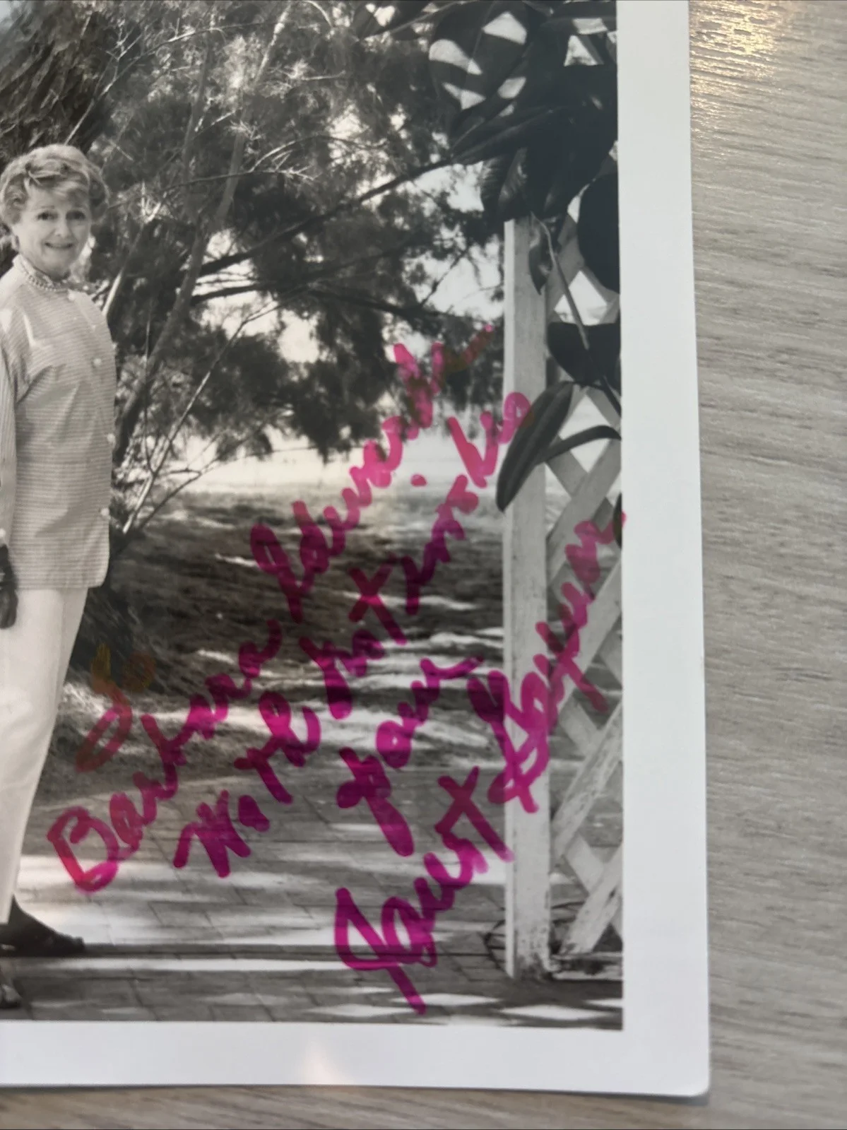 JANET GAYNOR - the 1st 'Best Actress' Oscar winner, 5 X 7.5 b/w signed photo, изображение 2