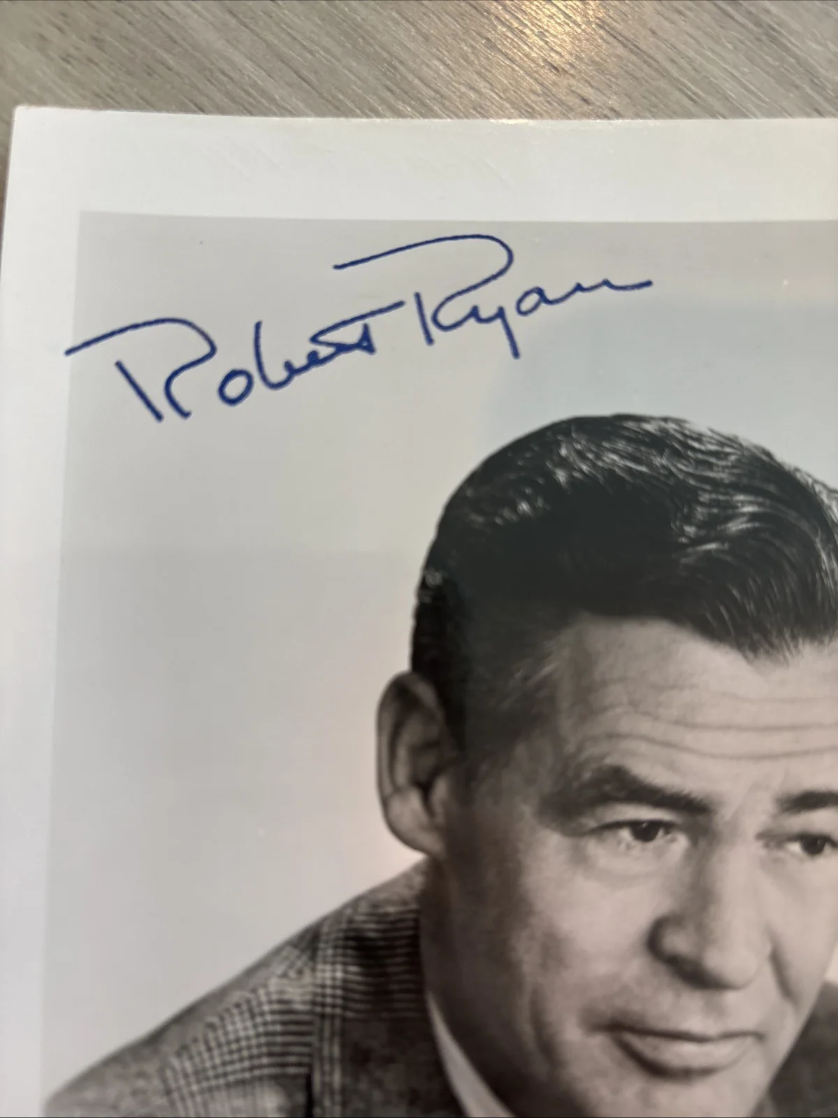 Robert Ryan Signed 5” X 7” Back & White Photo Vintage, image 2