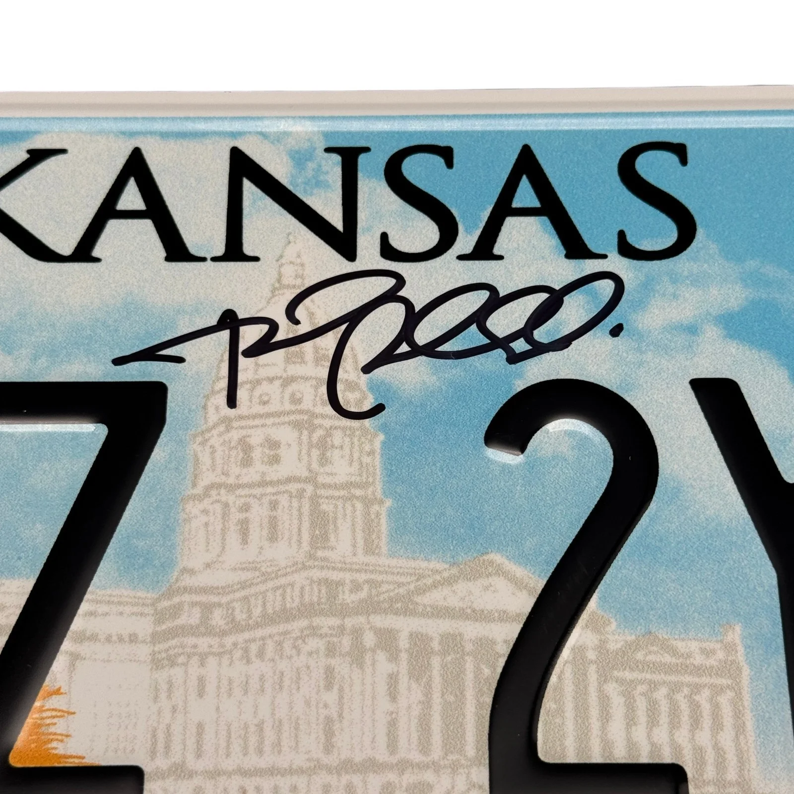 Jared Padalecki — Jared Padalecki Signed Supernatural License Plate Beckett Authentic Autograph!, image 2