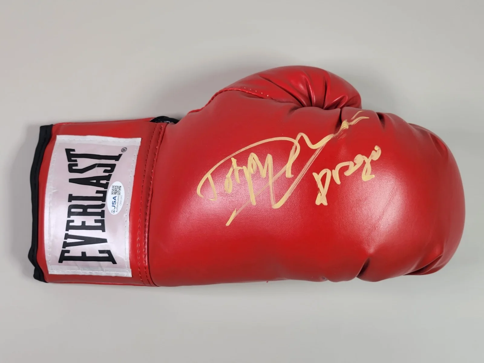 Dolph Lundgren — JSA Dolph Lundgren Signed Red Everlast RH Boxing Glove Drago Rocky IV C, изображение 3