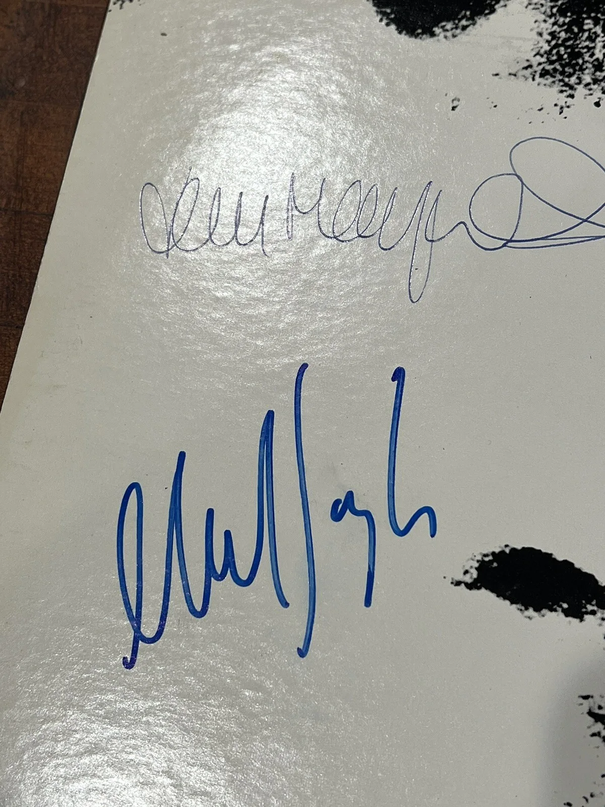 John Mayall and Mick Taylor Signed Bare Wires Album Vinyl LP PSA COA Autograph, image 2