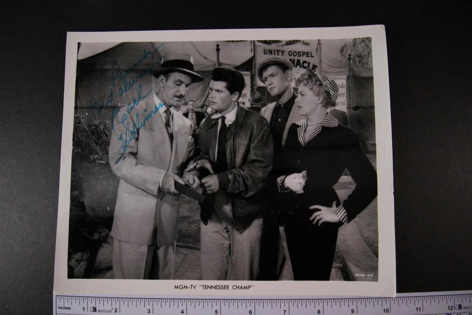 Earl Holliman — EARL HOLLIMAN (1928-2024) (TENNESSEE CHAMP~POLICE WOMAN) AUTOGRAPH PHOTO~