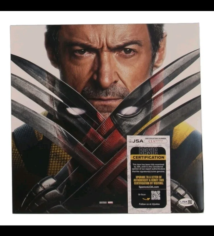 Hugh Jackman Signed Autographed Vinyl LP “Deadpool & Wolverine” JSA CERT 1 Disc, image 2