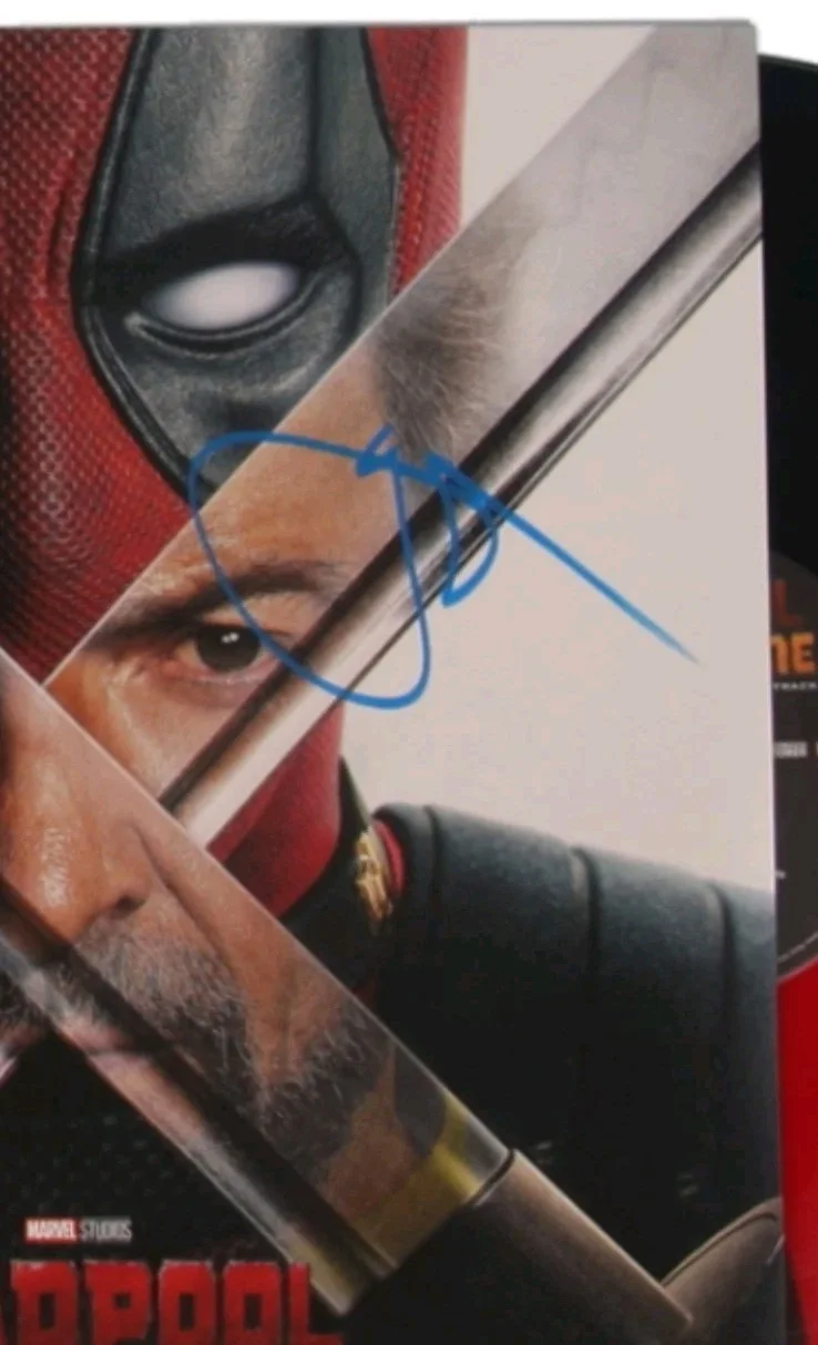 Hugh Jackman Signed Autographed Vinyl LP “Deadpool & Wolverine” JSA CERT 1 Disc, image 3