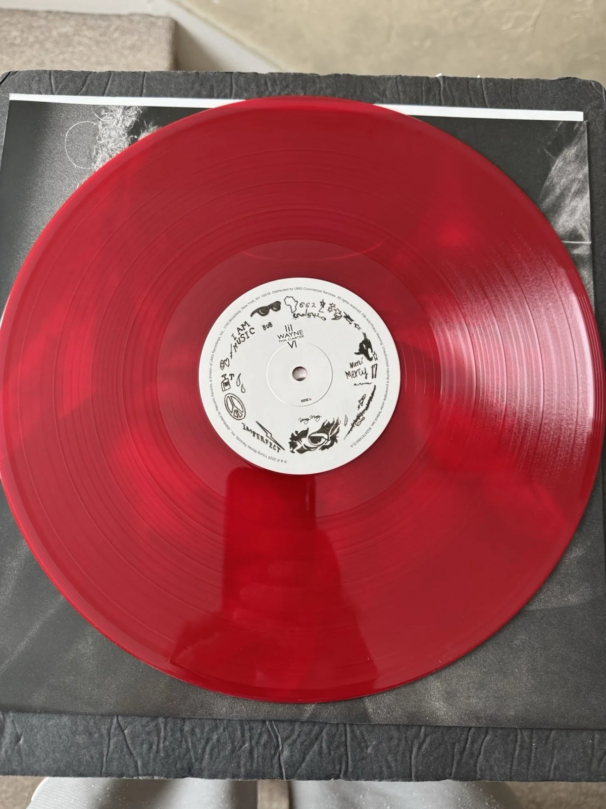 LIL WAYNE SIGNED THA CARTER VI 6 VINYL RECORD AUTOGRAPH PSA/DNA COA PROOF RAP, image 5