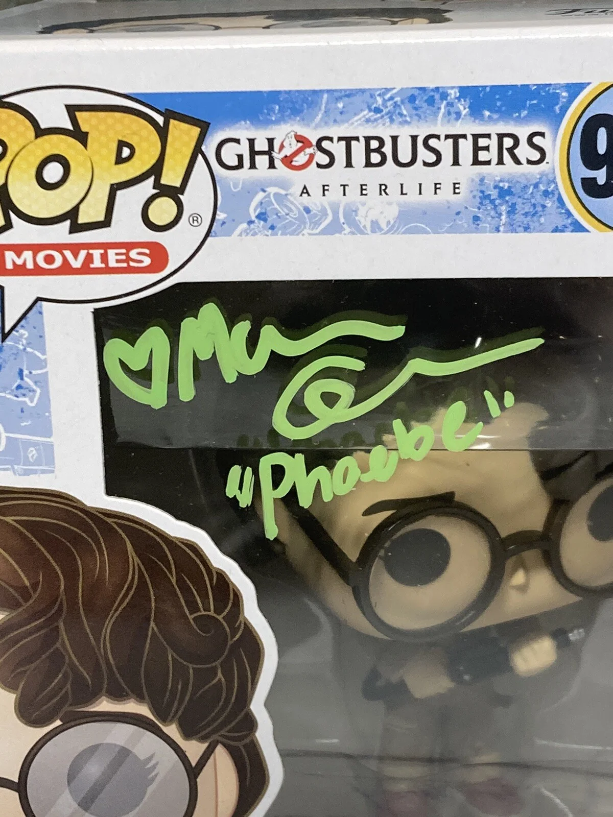 Ghostbusters Movie Funko Pop! Vinyl Phoebe McKenna Grace Signed Autographed COA, image 2