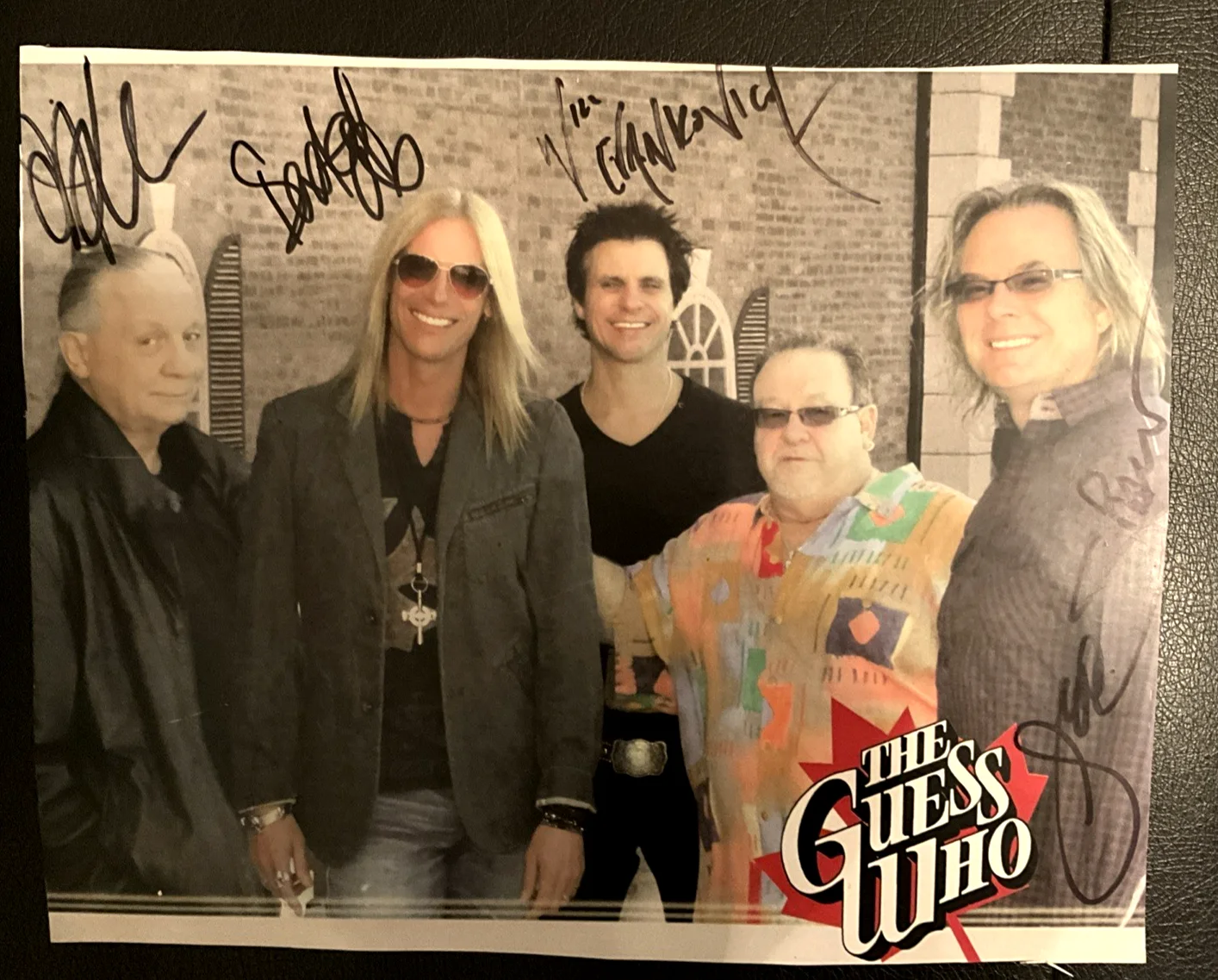 THE GUESS WHO Signed Picture Canadian Rock Band 8X10 ORIGINAL, изображение 2