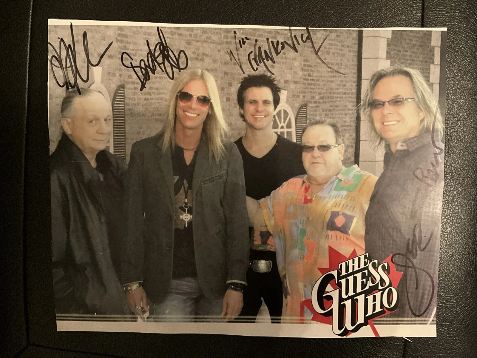 THE GUESS WHO Signed Picture Canadian Rock Band 8X10 ORIGINAL, изображение 4