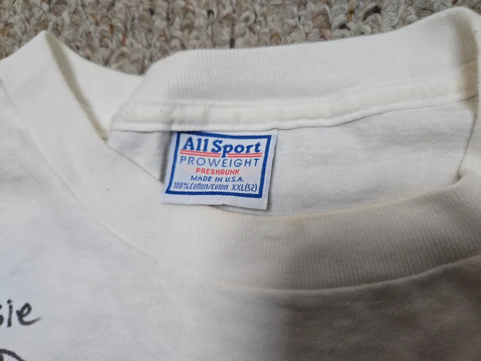 Scot Adams — Vintage Dilbert Scott Adams SIGNED T Shirt + DOODLE Sketch-Be A Team Player 2XL, изображение 4