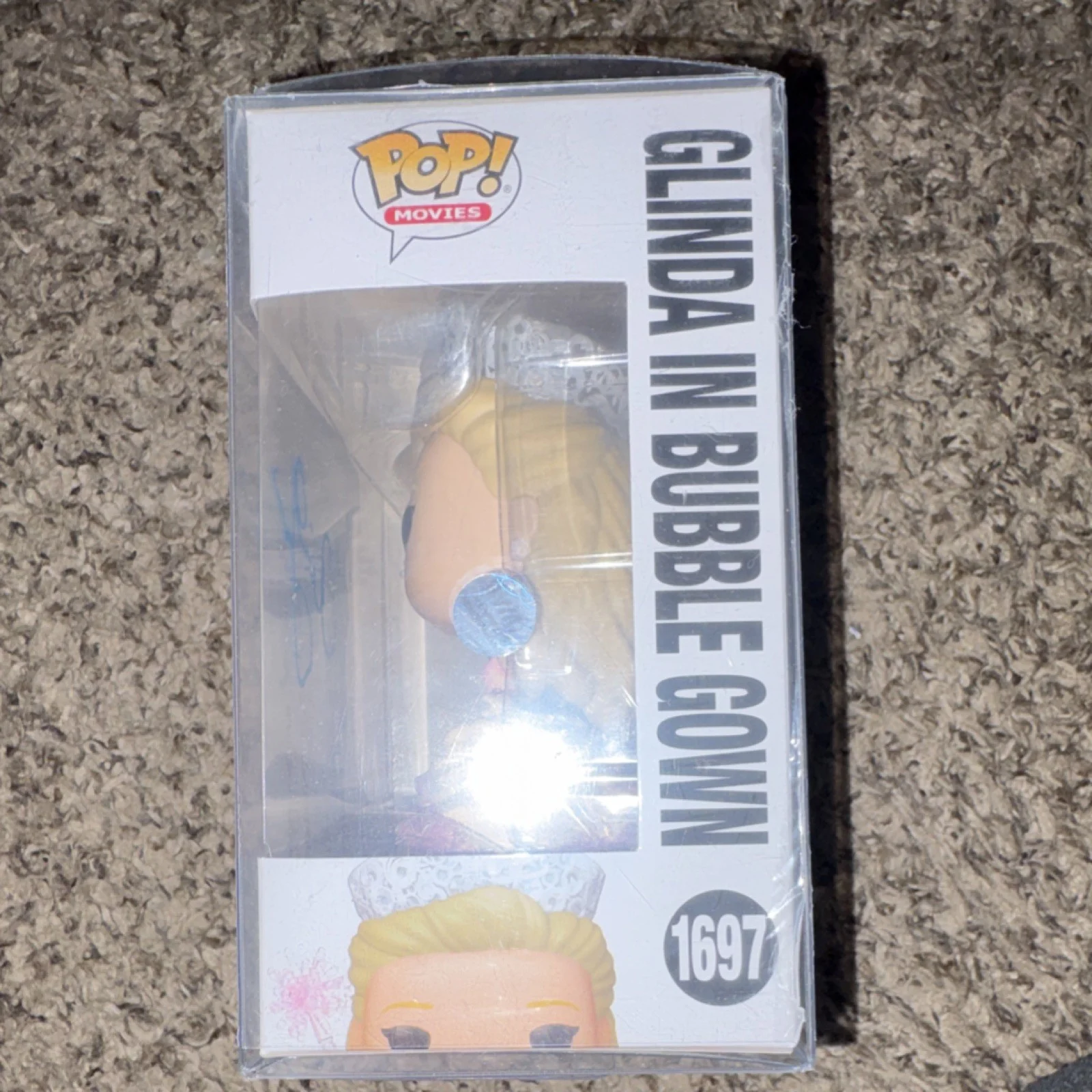Funko Pop Wicked Glinda in Bubble Gown Signed Figure AWA World Autograph, изображение 2
