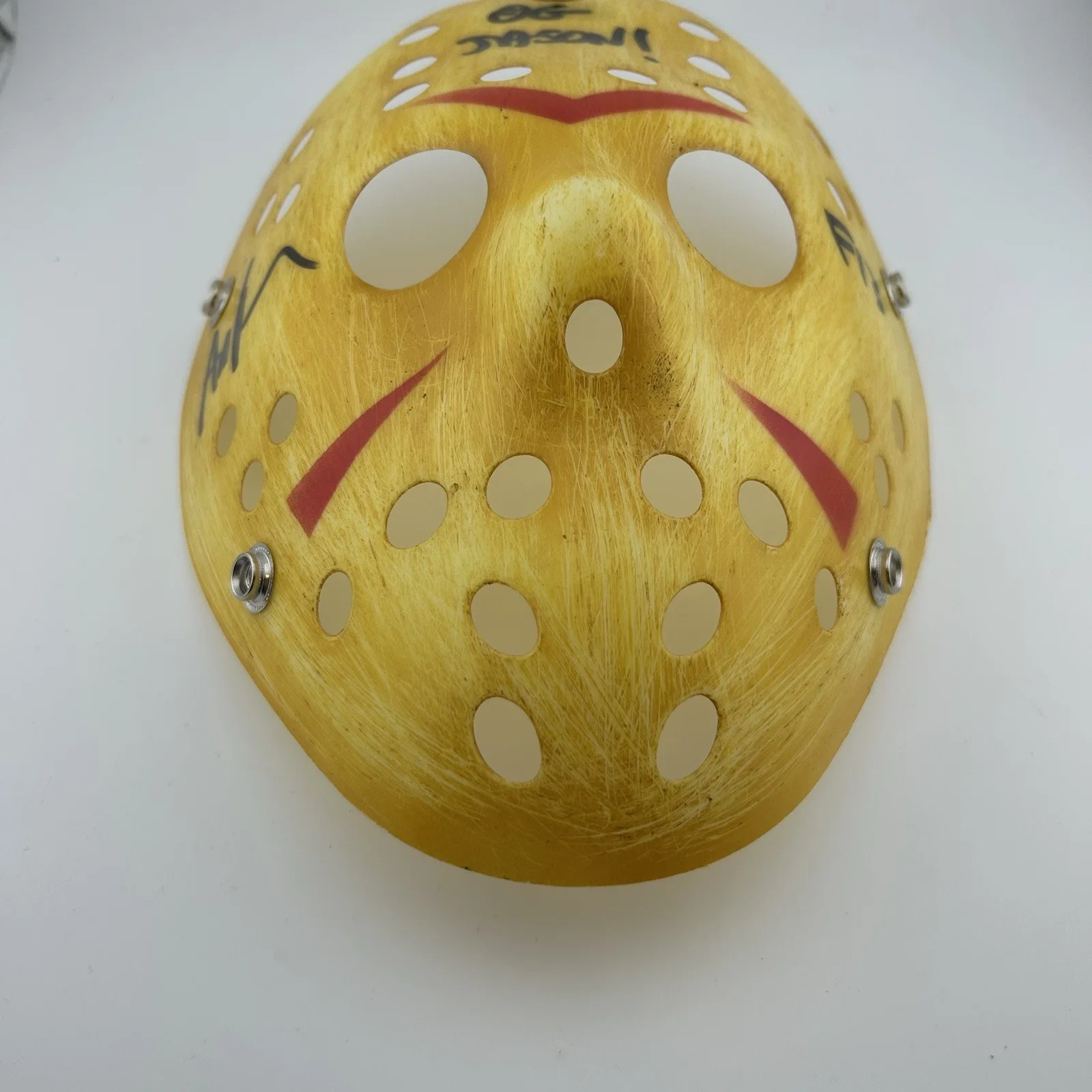 Ari Lehman — Ari Lehman Signed “OG Jason” “F13” Inscr Friday The 13th Hockey Mask Beckett COA, изображение 3