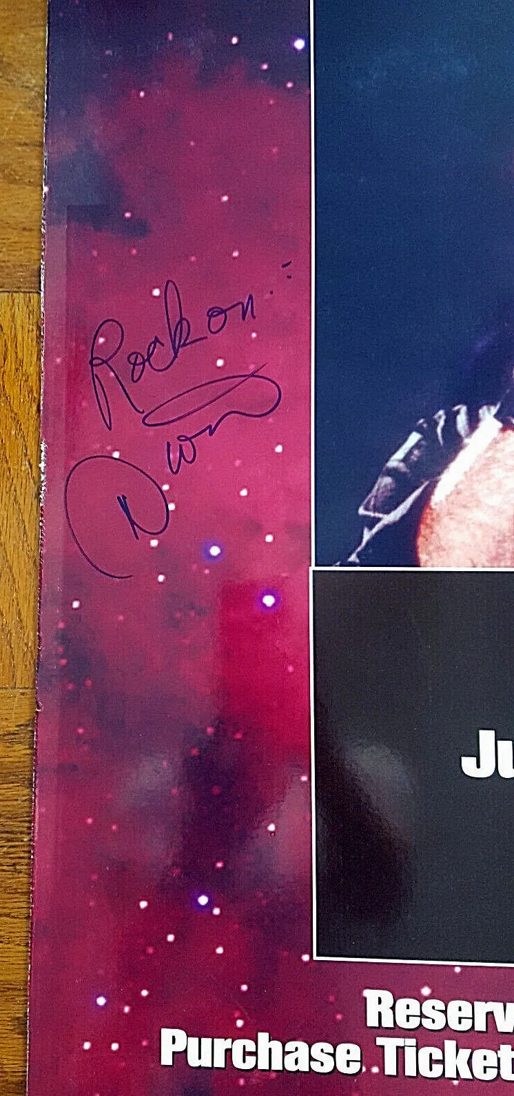 DION DIMUCCI SIGNED AUTOGRAPHED Concert Poster Ad Orleans Las Vegas 28x44 music, изображение 2
