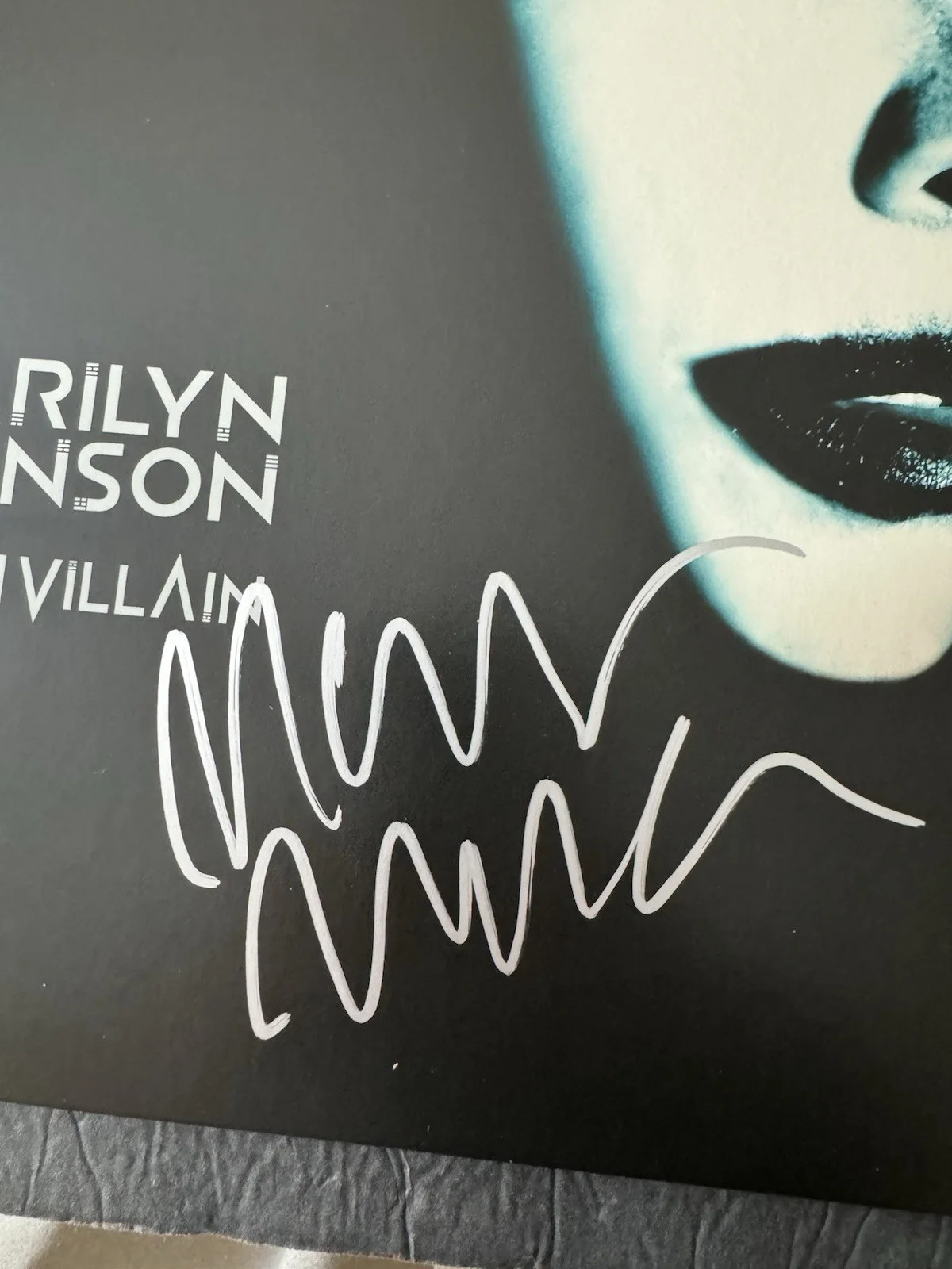Marilyn Manson Signed Vinyl Born Villain Album JSA COA Autograph Record, изображение 2