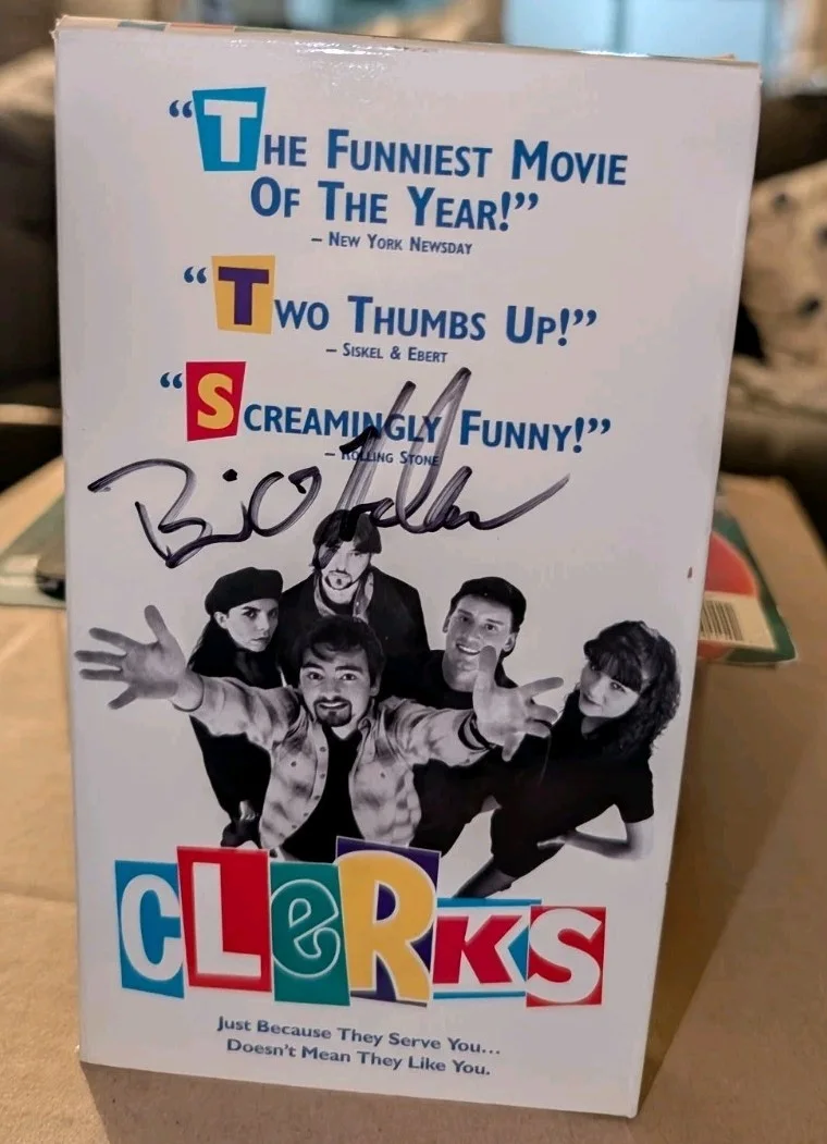 Brian O'Halloran — CLeRKS VHS Signed by Dante Hicks - Brian O'Halloran 1994