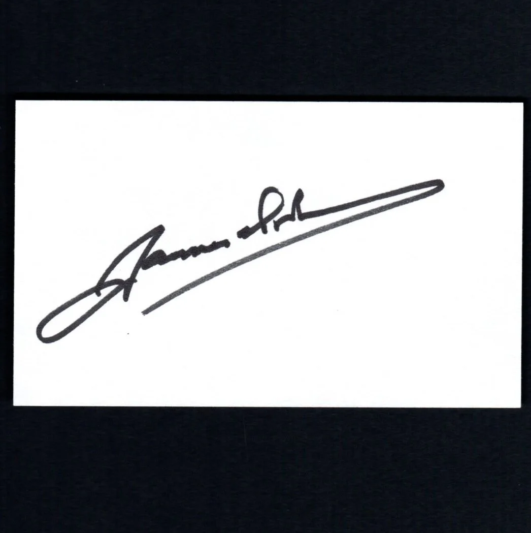 James Doohan — STAR TREK Autograph JAMES DOOHAN Signed 3X5 Index Card w/ COA Scotty Signature, изображение 2