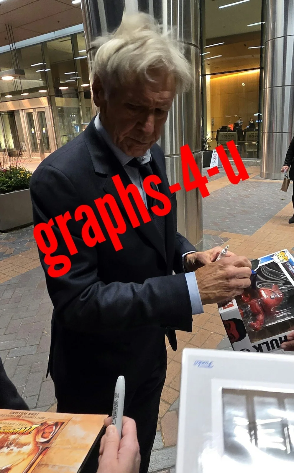 Harrison Ford Signed Han Solo Autograph COA Proof, image 2