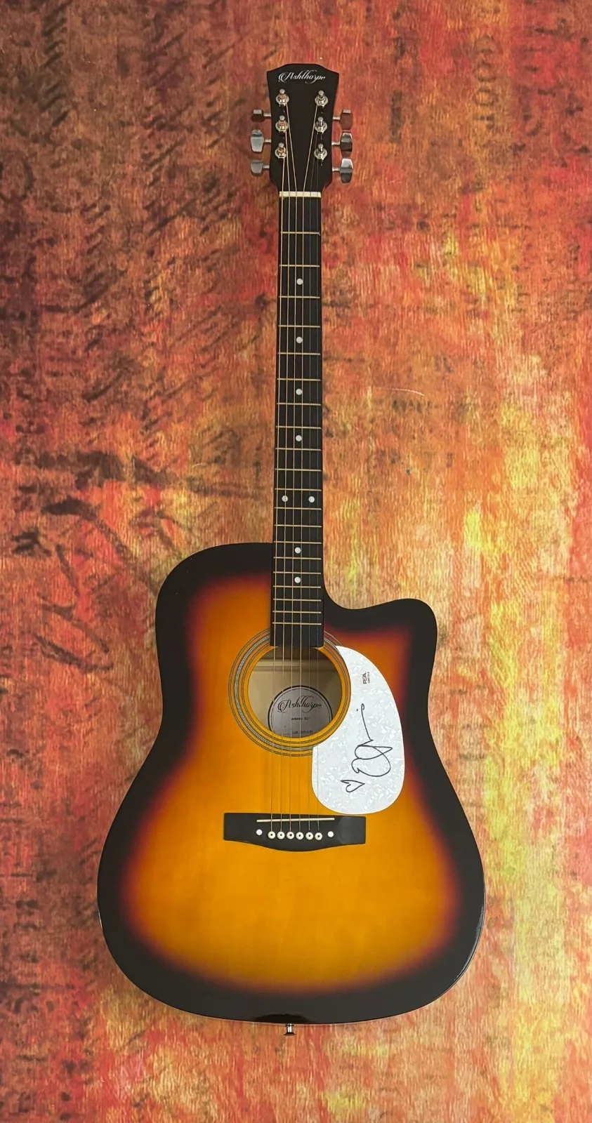 PSA Two More Bottles of Wine * EMMYLOU HARRIS * Signed 41" Acoustic Guitar COA, image 2