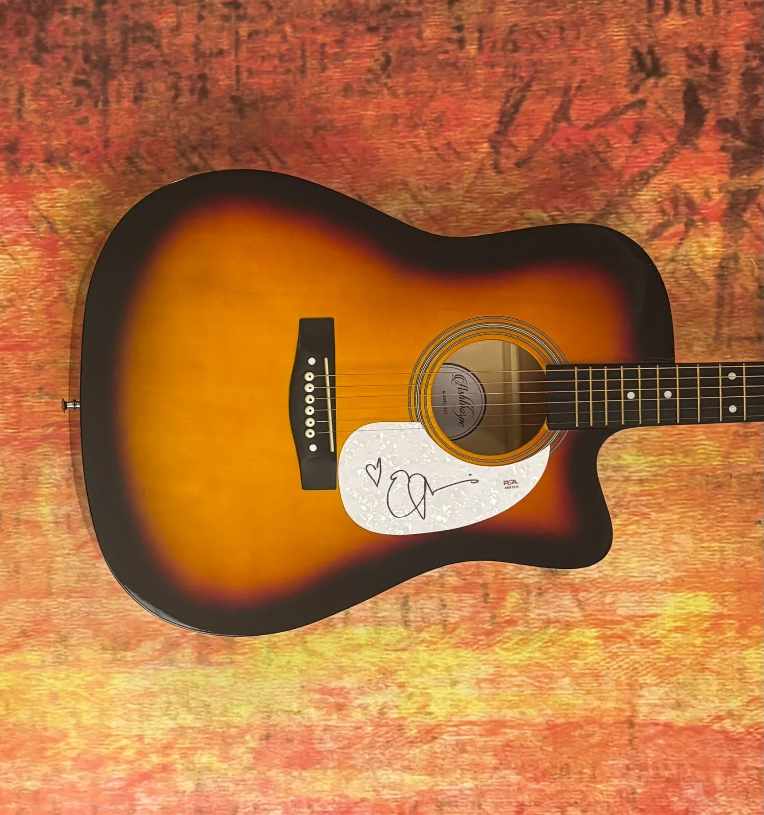 PSA Two More Bottles of Wine * EMMYLOU HARRIS * Signed 41" Acoustic Guitar COA, image 4