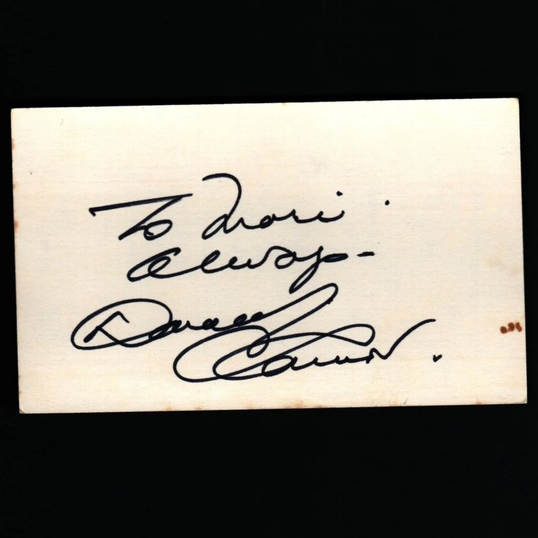 Donald O'Connor — DONALD O'CONNOR Autograph Inscribed Signed 3X5 Card w/ COA Singin In The Rain, изображение 2