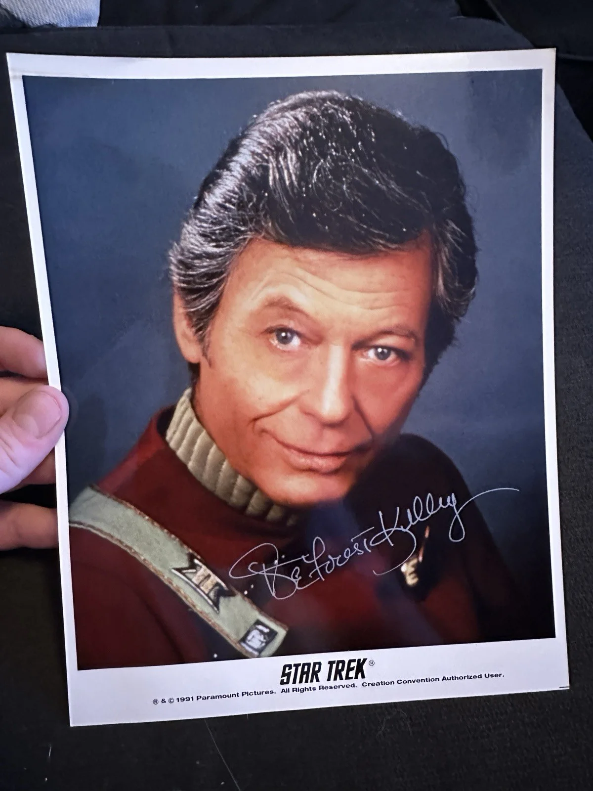 DeForest Kelley — DeForest Kelley Autographed 8x10 Photo Star Trek