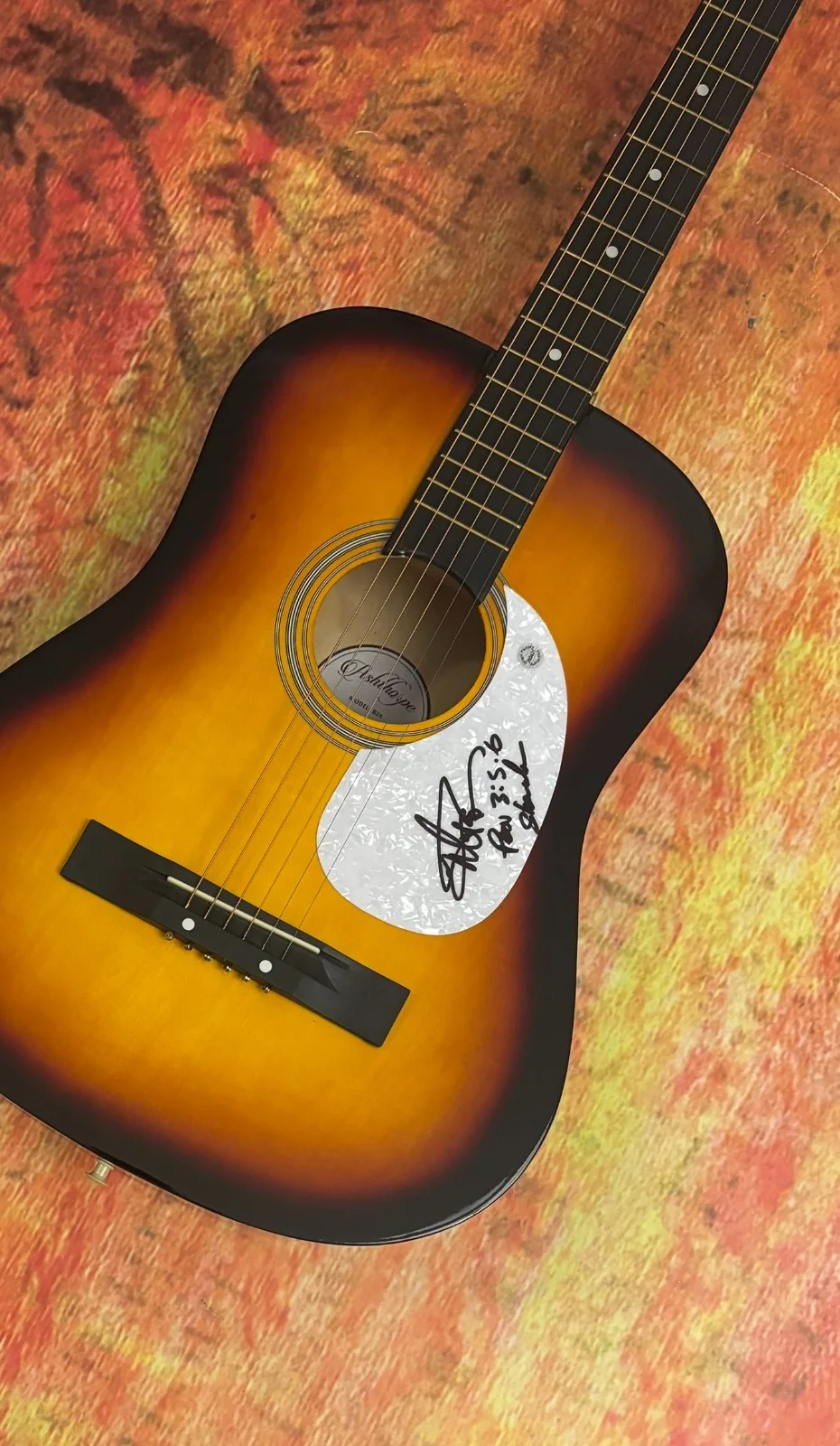 GFA Shenandoah Two Dozen Roses * MARTY RAYBON * Signed Acoustic Guitar COA, изображение 3