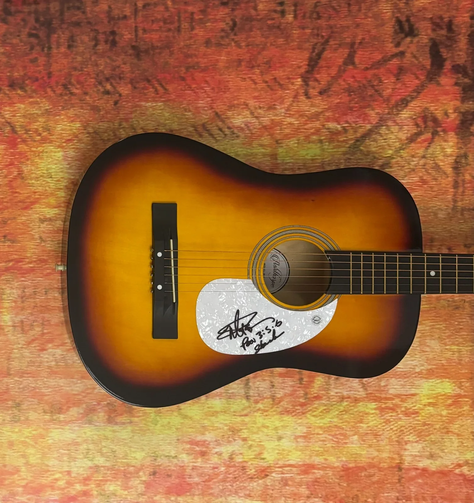 GFA Shenandoah Two Dozen Roses * MARTY RAYBON * Signed Acoustic Guitar COA, изображение 4