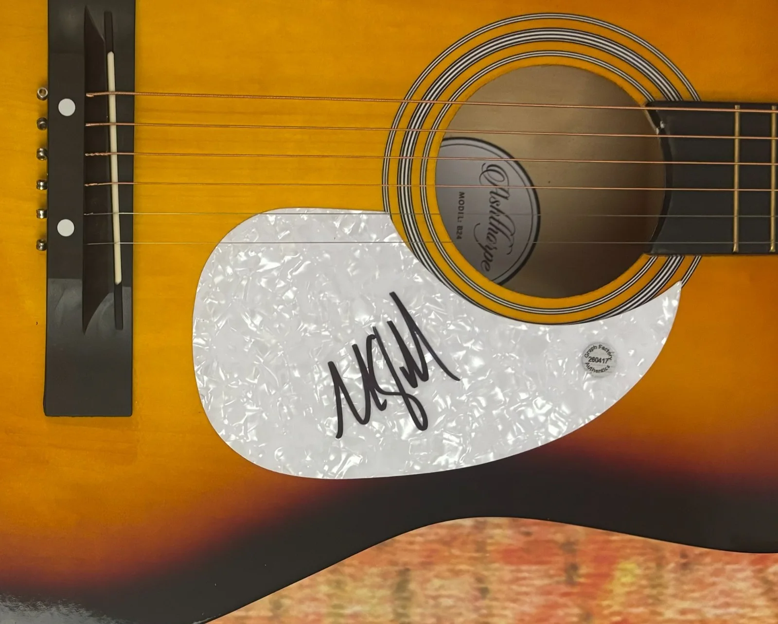 GFA Everywhere but On Country Star * MATT STELL * Signed Acoustic Guitar COA, изображение 2