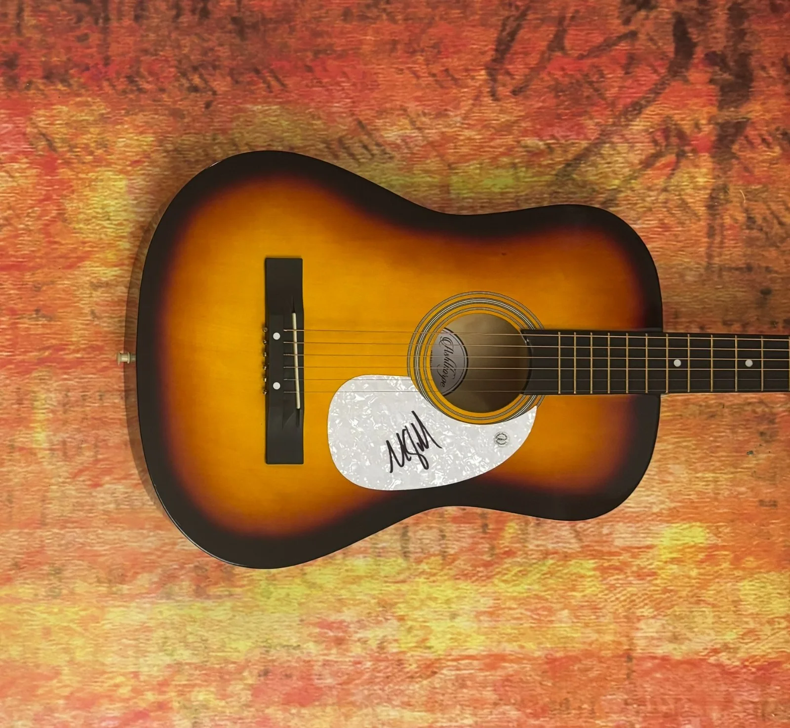 GFA Everywhere but On Country Star * MATT STELL * Signed Acoustic Guitar COA, изображение 5