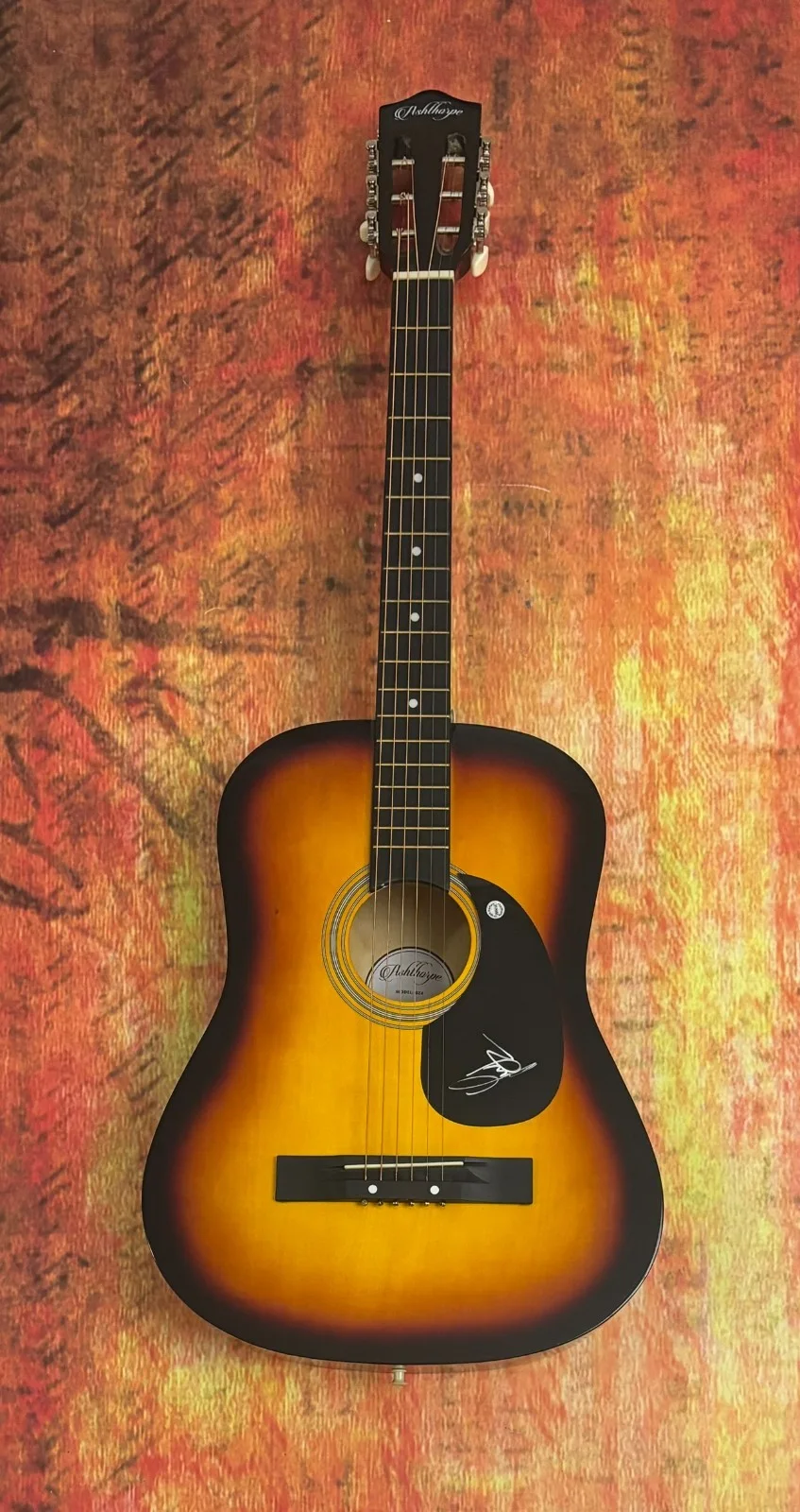 GFA Willie Nelson's Son Country * LUKAS NELSON * Signed Acoustic Guitar COA, изображение 2