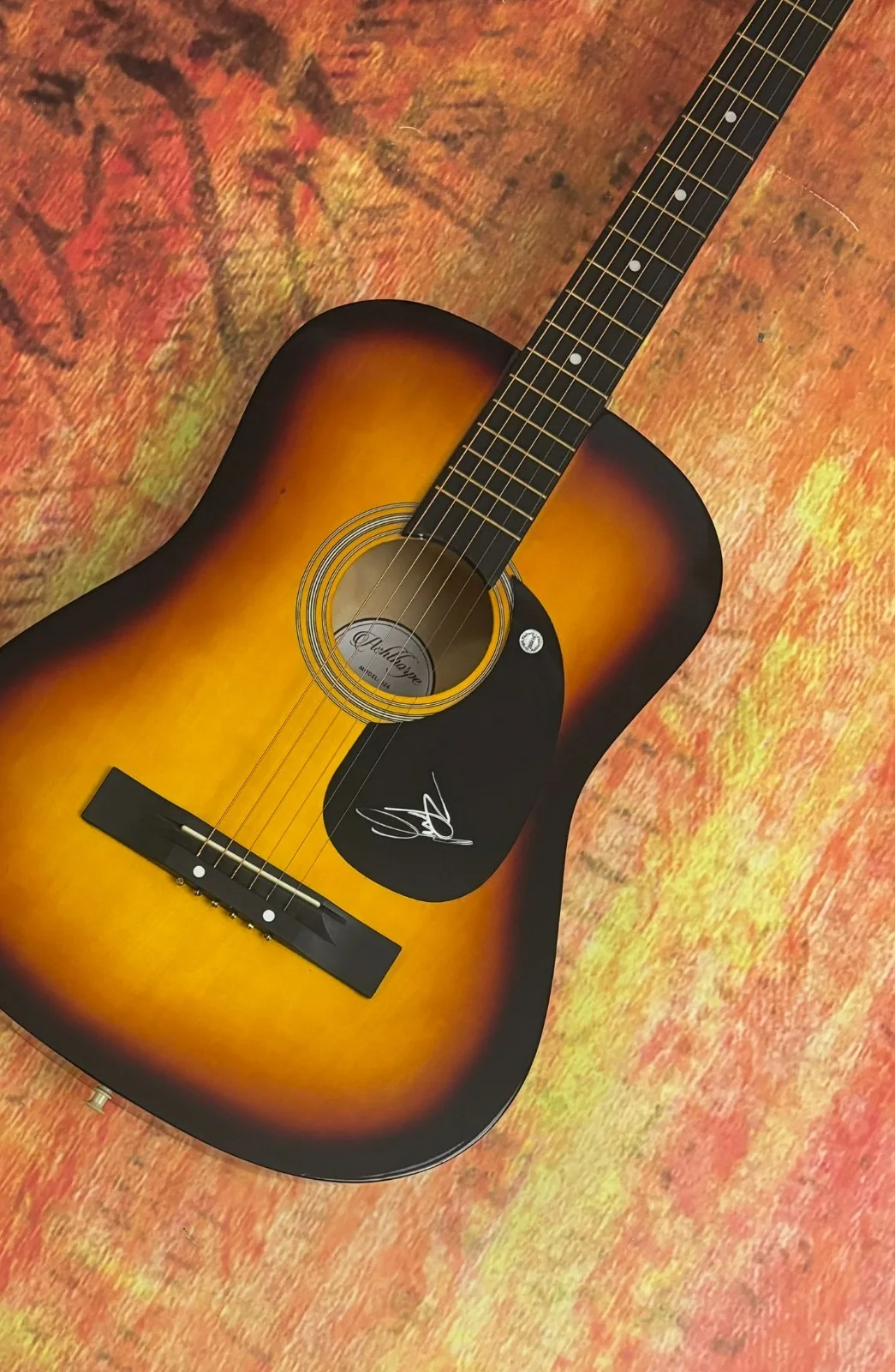 GFA Willie Nelson's Son Country * LUKAS NELSON * Signed Acoustic Guitar COA, изображение 3