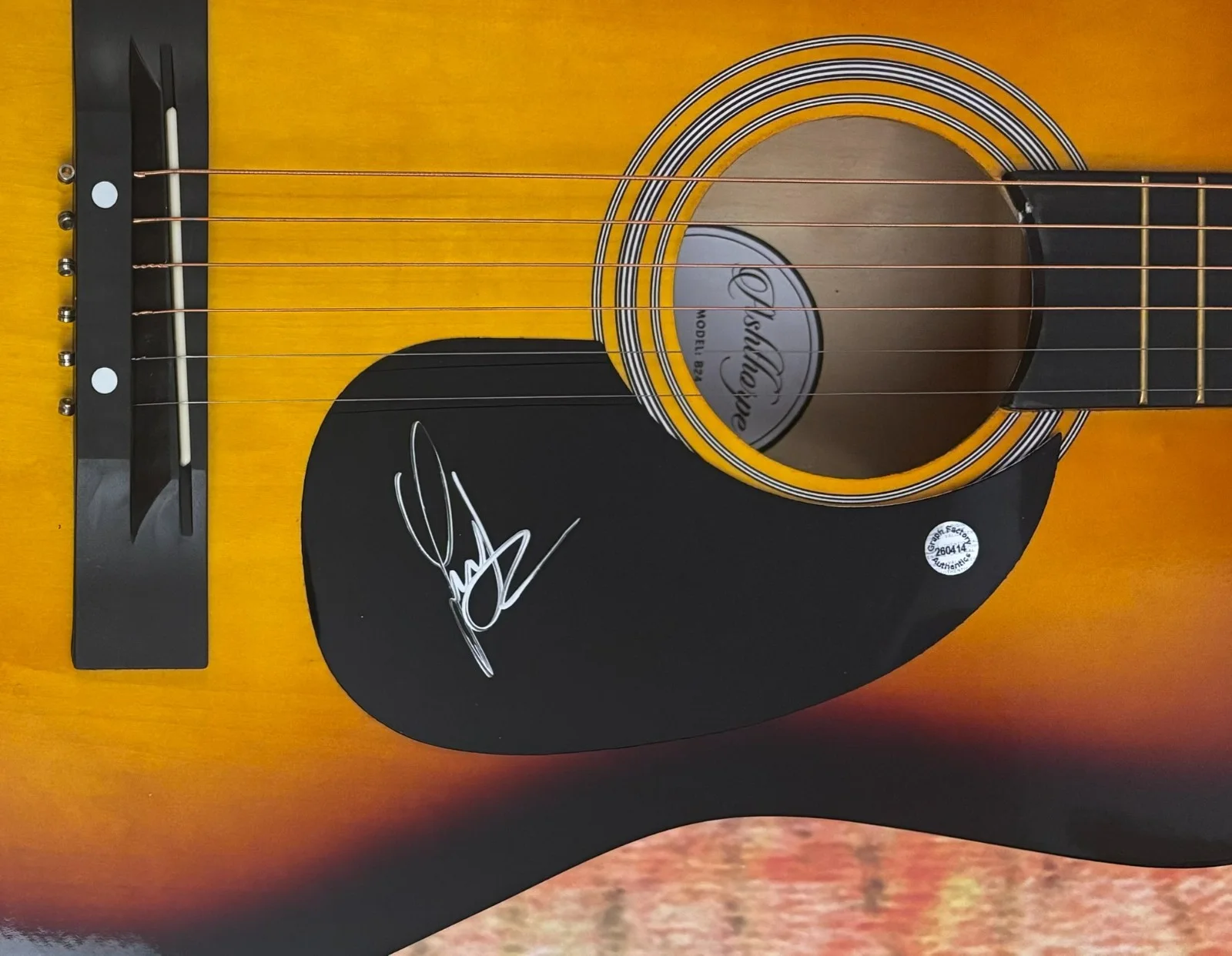 GFA Willie Nelson's Son Country * LUKAS NELSON * Signed Acoustic Guitar COA, изображение 5
