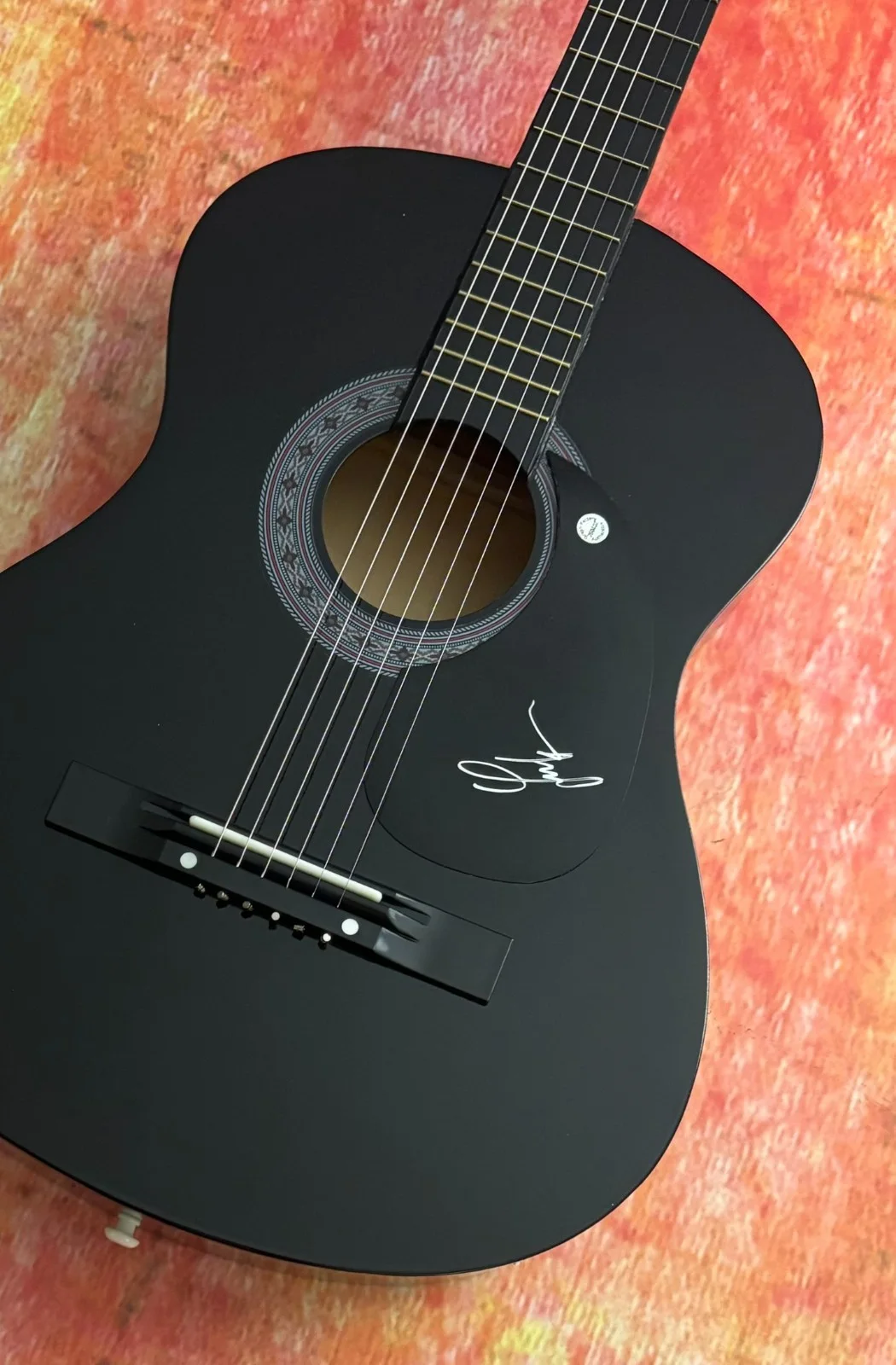 GFA Willie Nelson's Son Country * LUKAS NELSON * Signed Acoustic Guitar COA, изображение 3