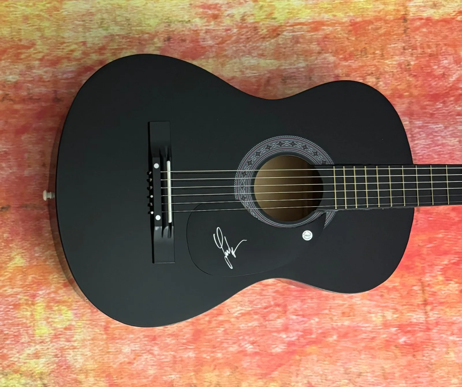 GFA Willie Nelson's Son Country * LUKAS NELSON * Signed Acoustic Guitar COA, изображение 4